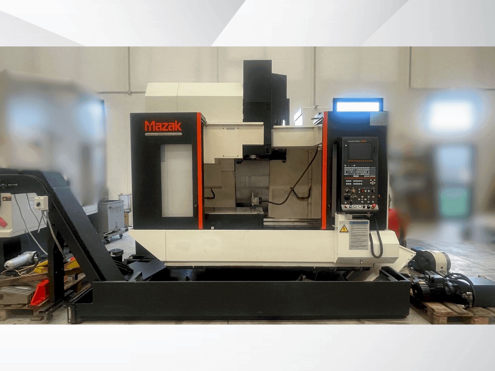 Mašīnas Mazak VERTICAL CENTER SMART 530C  pretskats