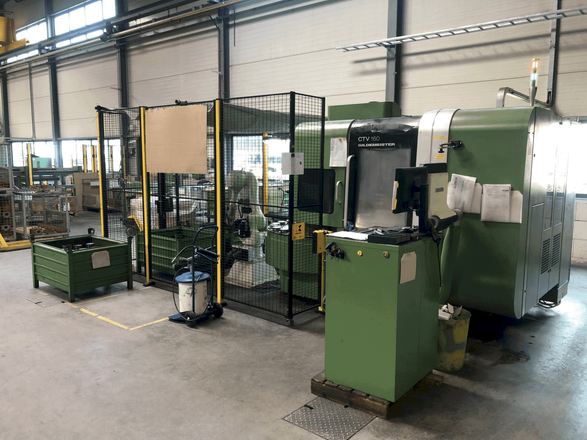 Mašīnas DMG Gildemeister CTV 160 pretskats