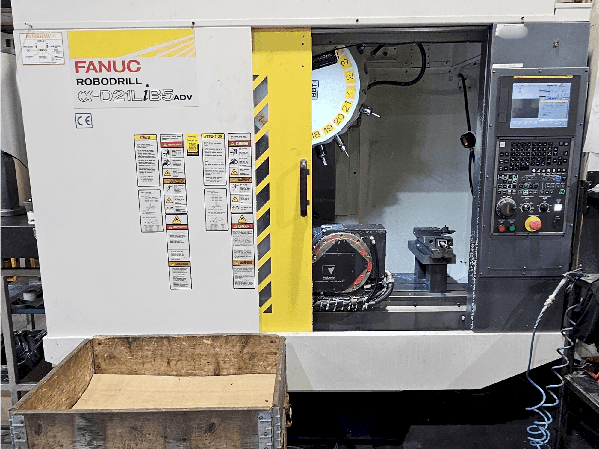 Mašīnas FANUC Robodrill α-D21L iB 5 ADV pretskats