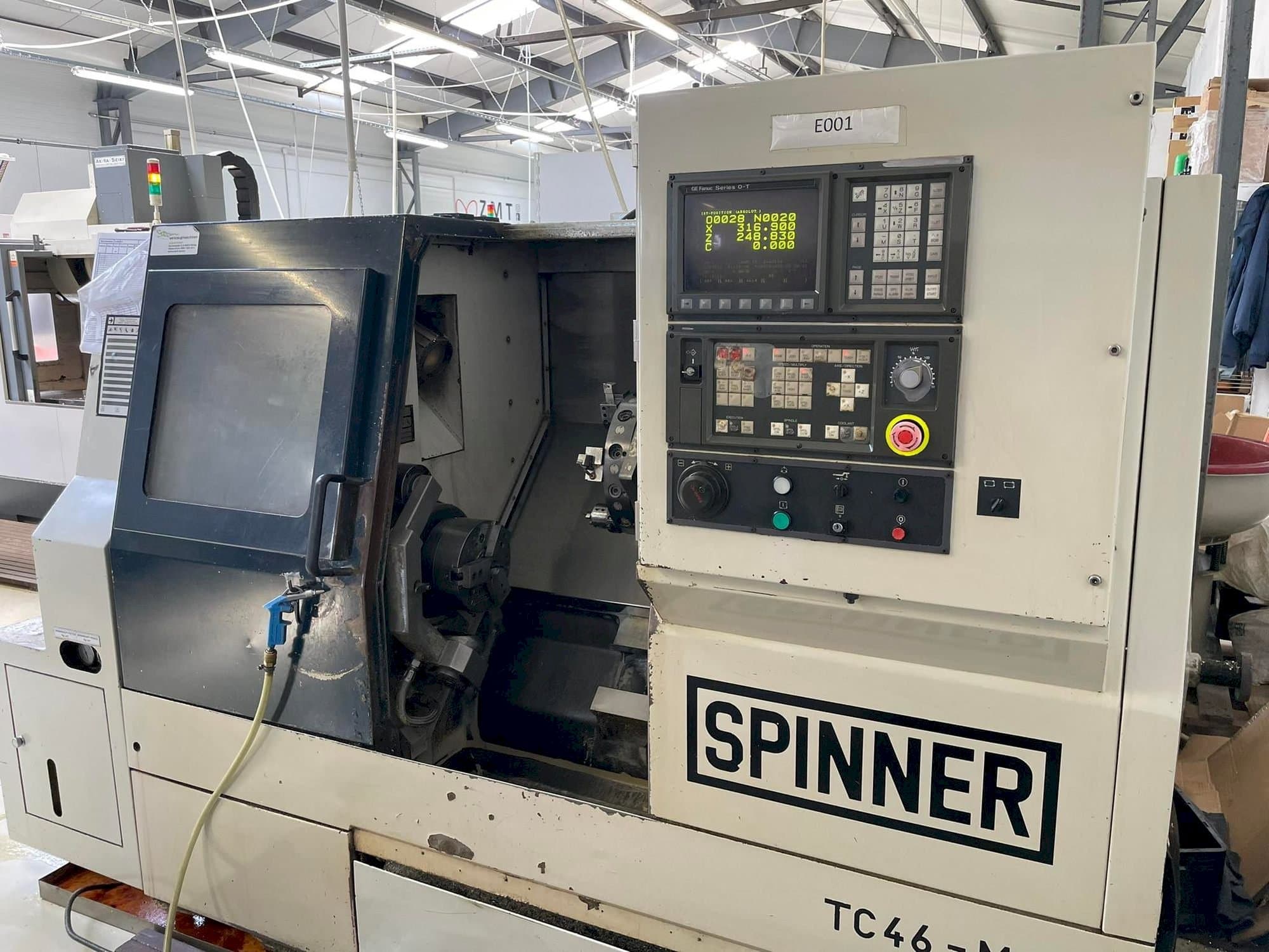 Mašīnas SPINNER TC46 MC pretskats