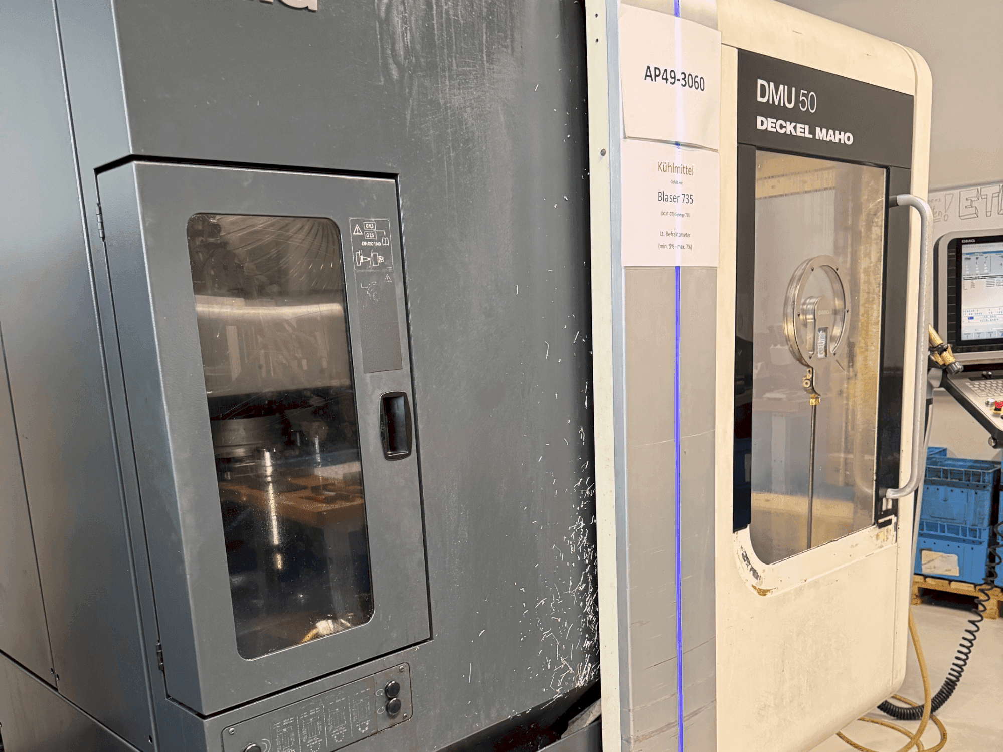 Mašīnas DMG DECKEL MAHO DMU 50  pretskats