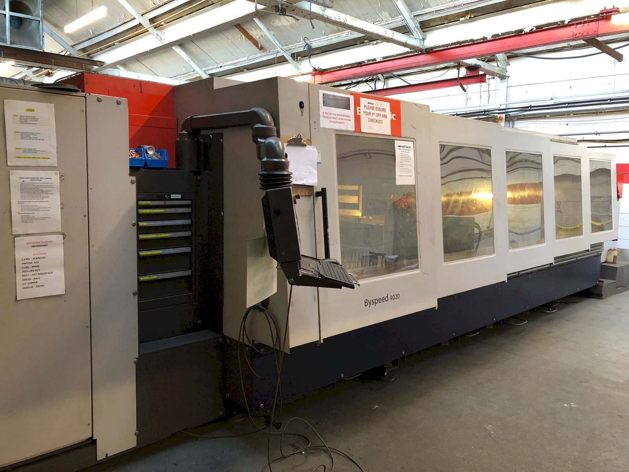Mašīnas Bystronic BySpeed 4020 pretskats
