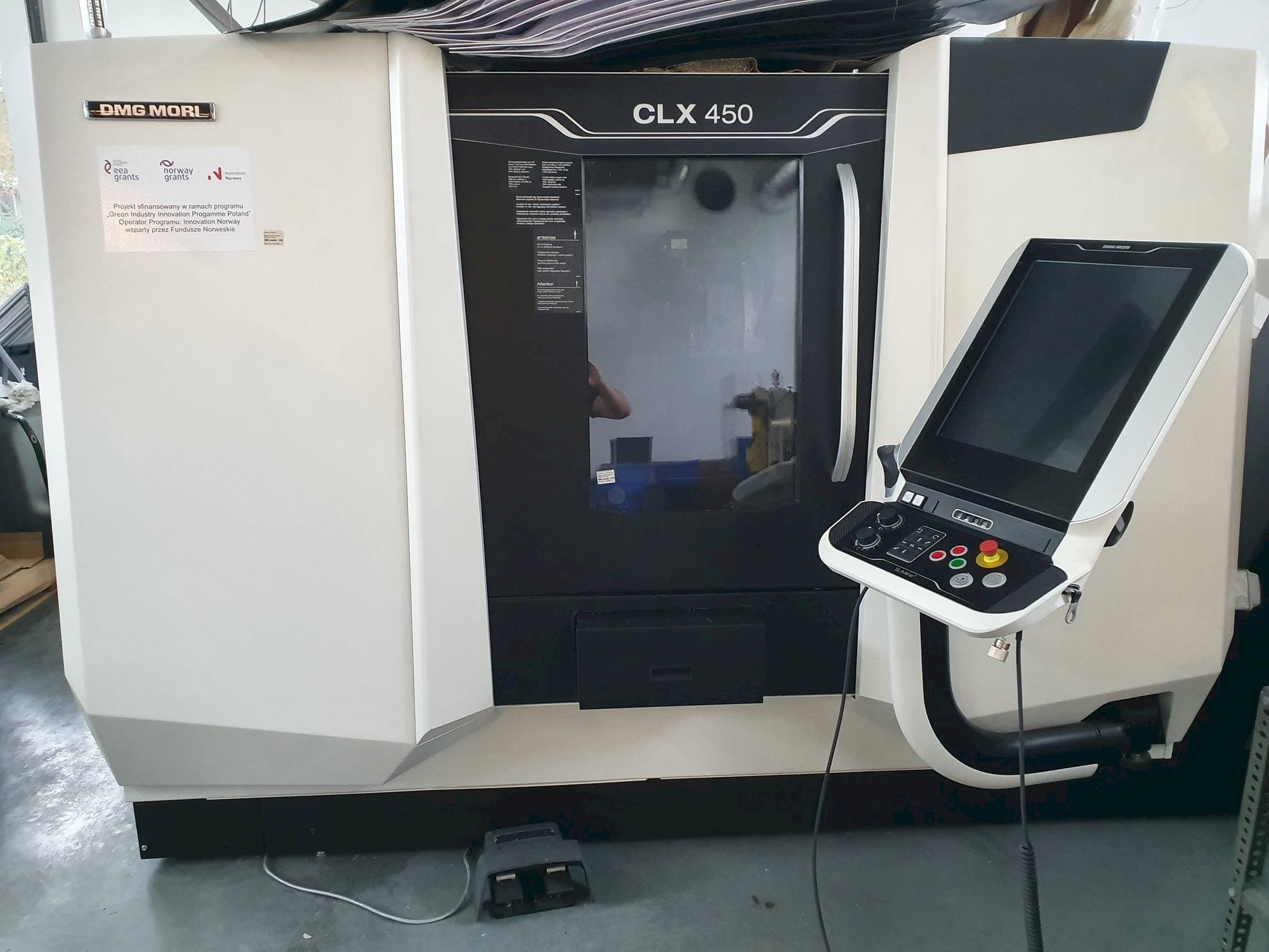Mašīnas DMG MORI CLX450 pretskats