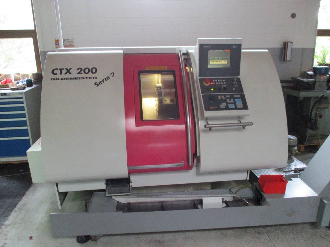 Mašīnas Gildemeister CTX 200 pretskats