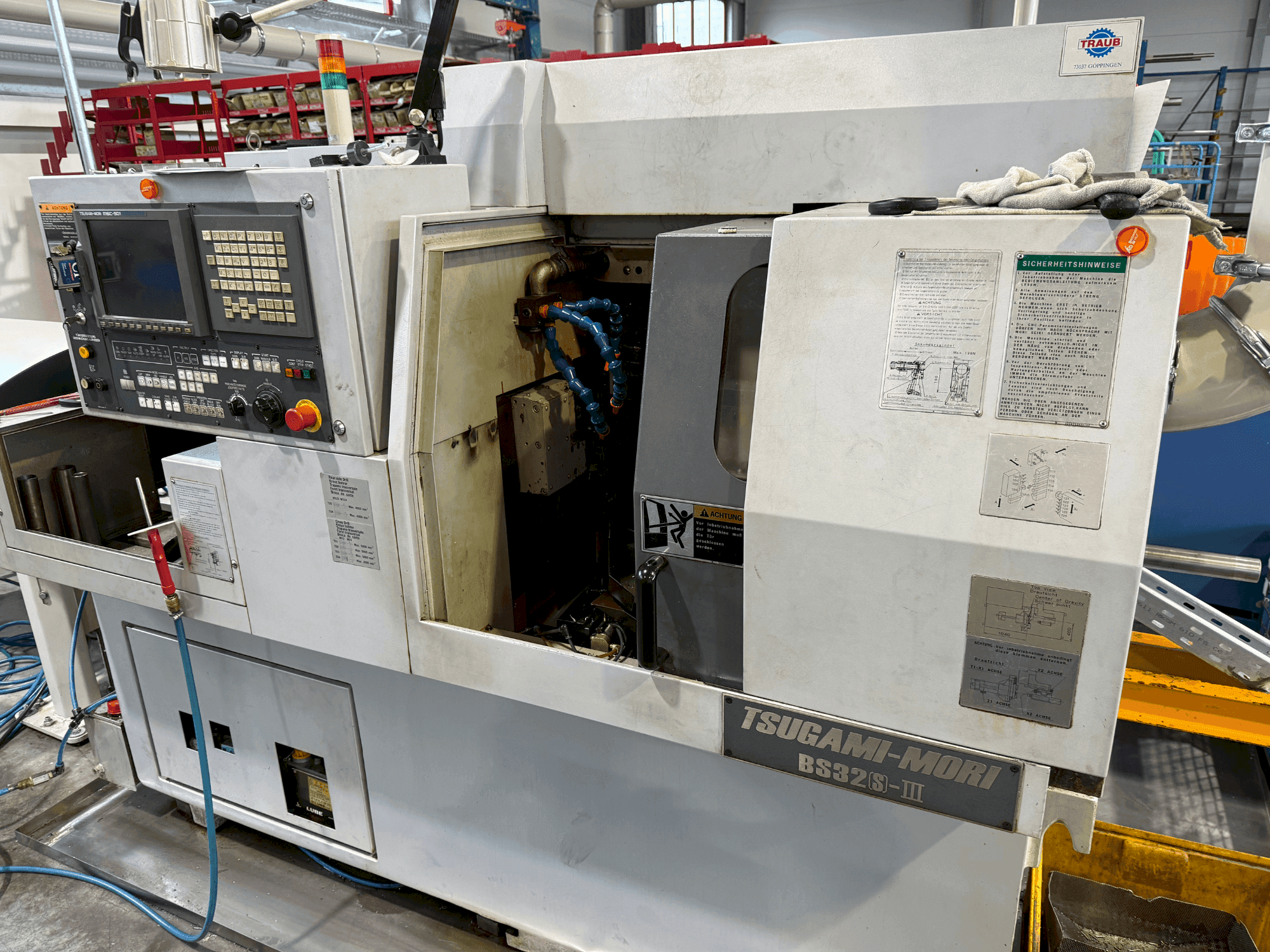Mašīnas TSUGAMI Mori B32(S)-III pretskats