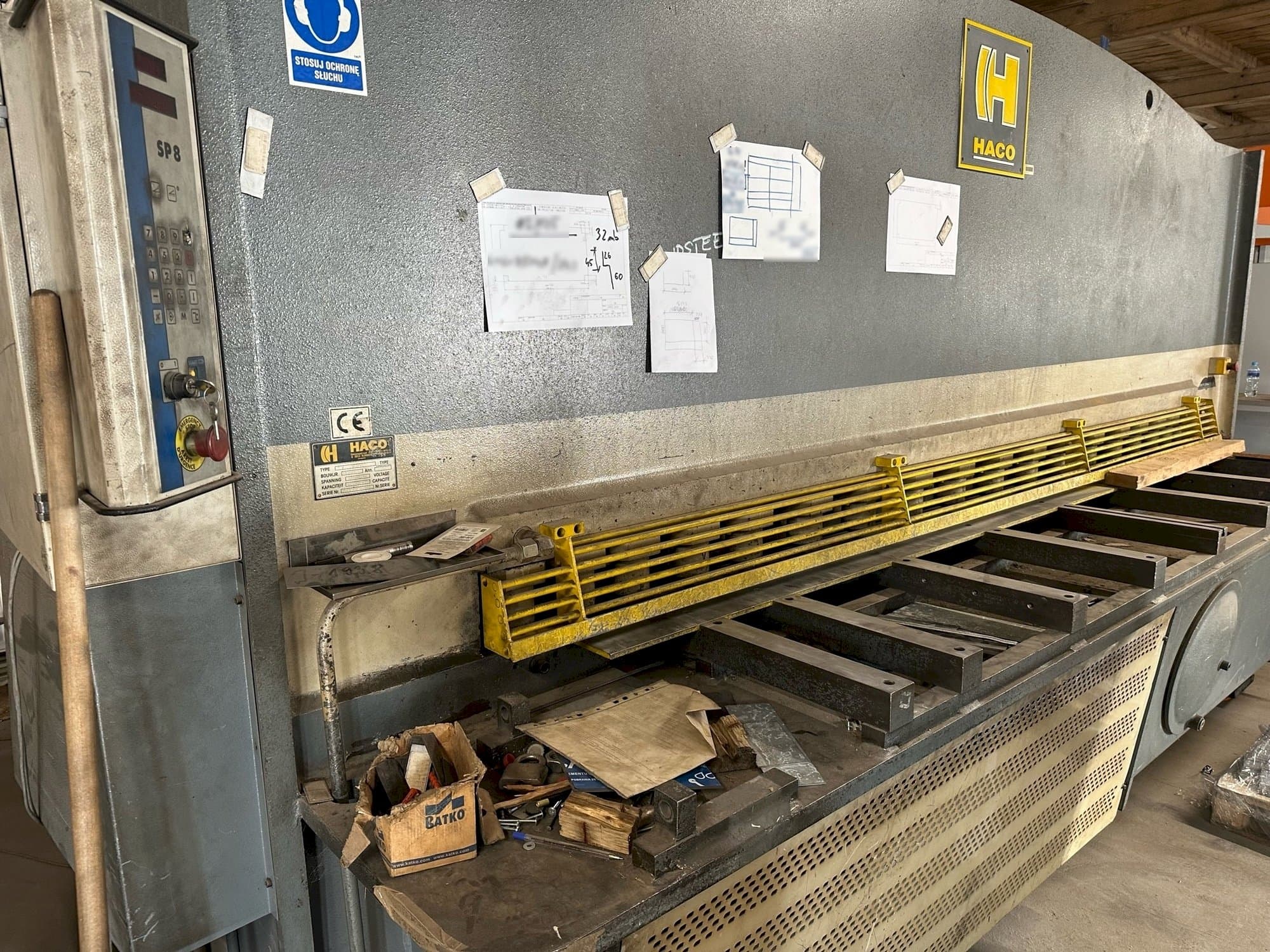 Mašīnas HACO TS 3012 pretskats