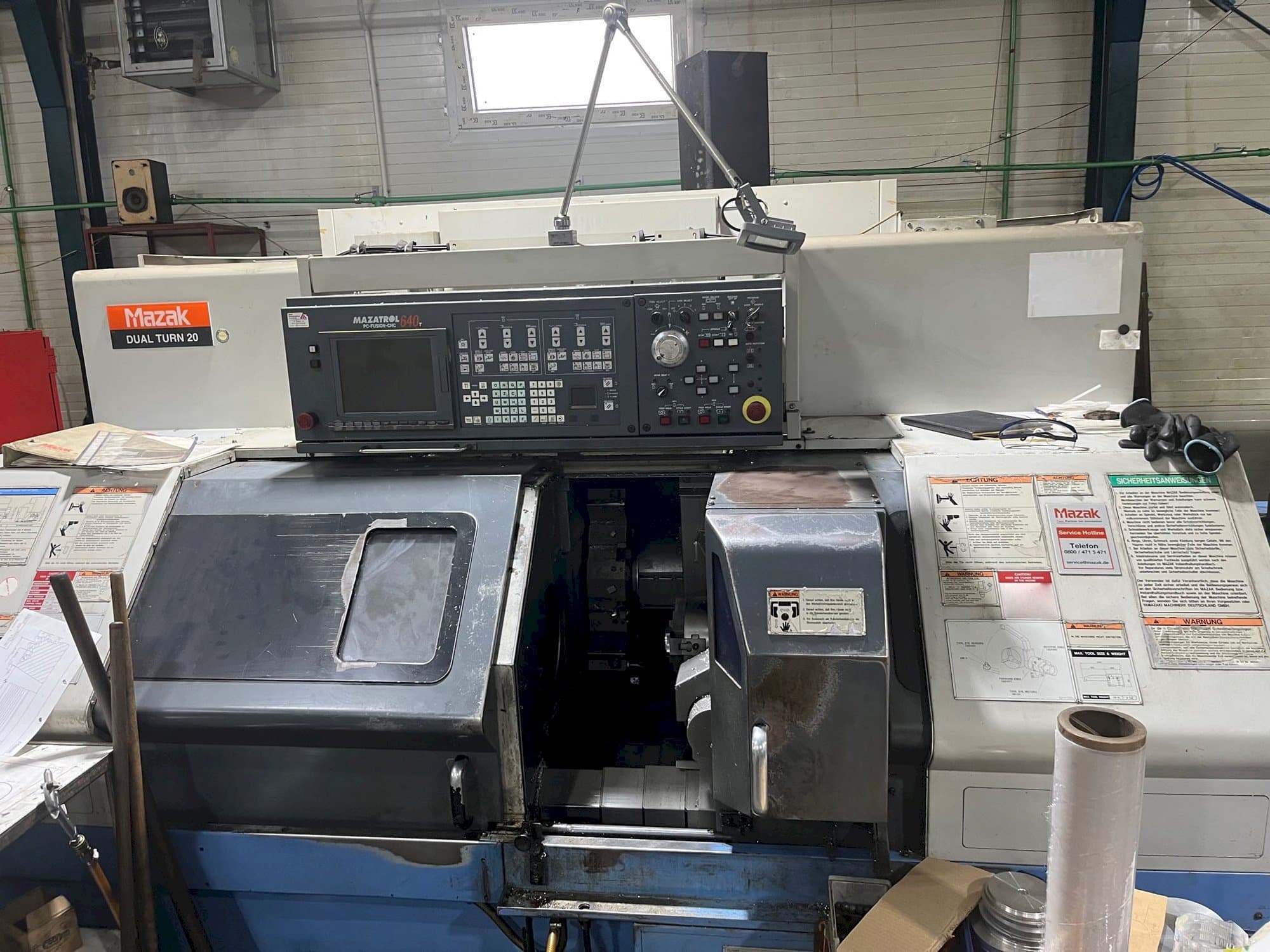 Mašīnas Mazak Dual Turn 20 pretskats