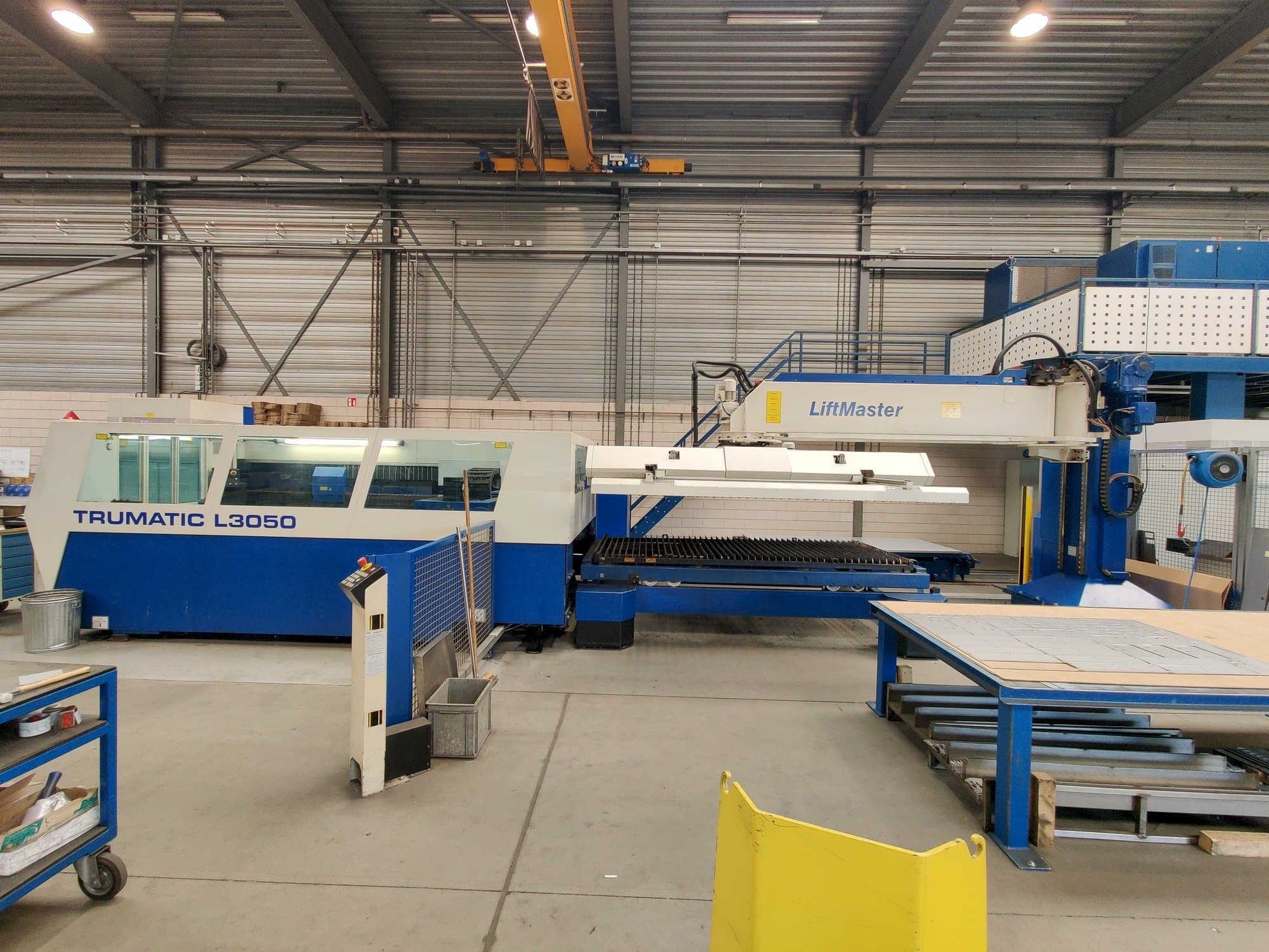 Mašīnas Trumpf Trumatic L3050 + Liftmaster pretskats