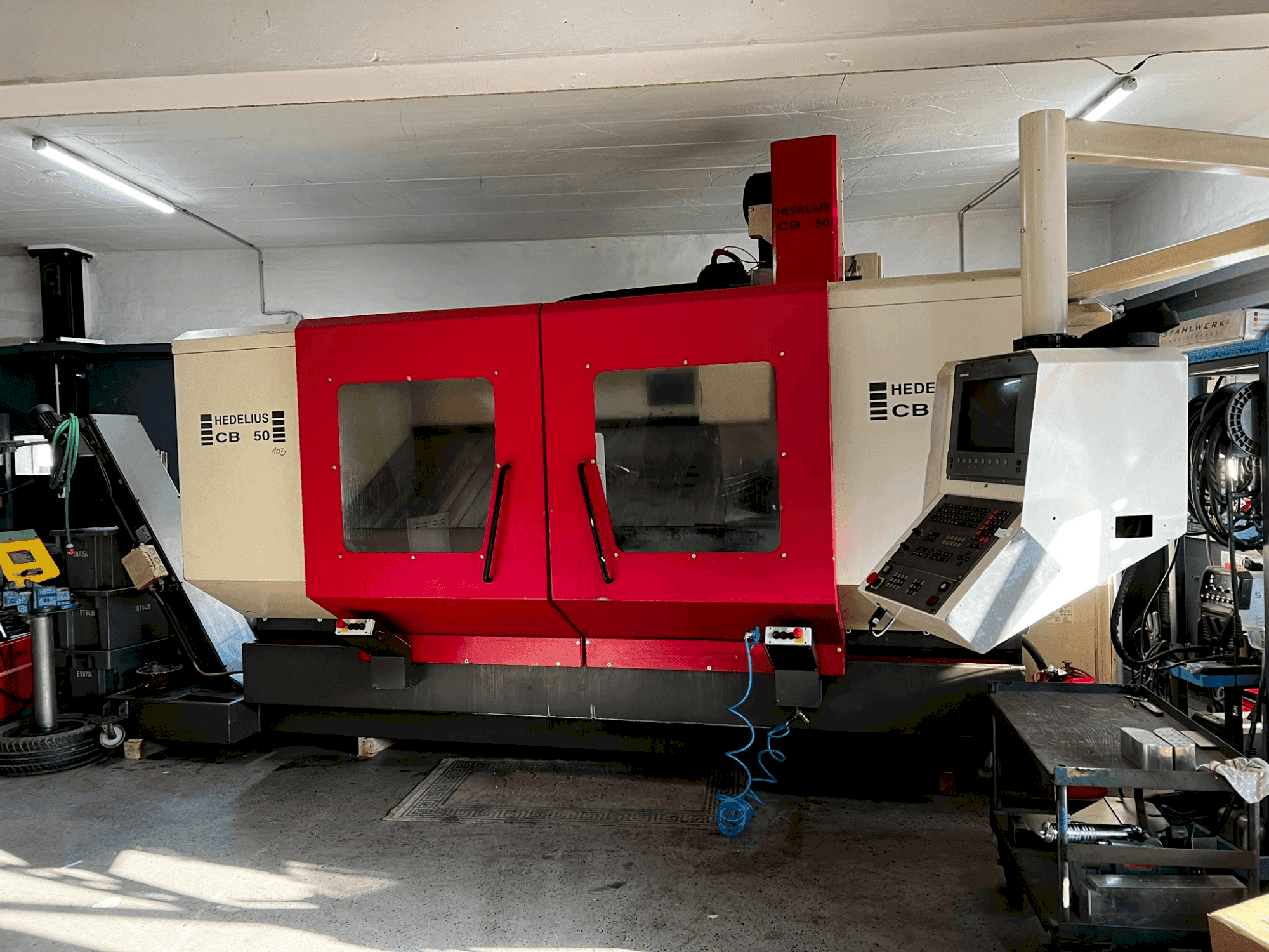 Mašīnas HEDELIUS CB 50 pretskats