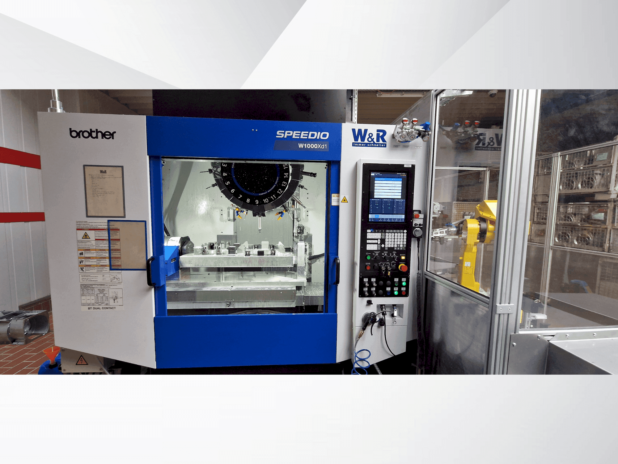 Mašīnas Brother Speedio W1000Xd1 pretskats