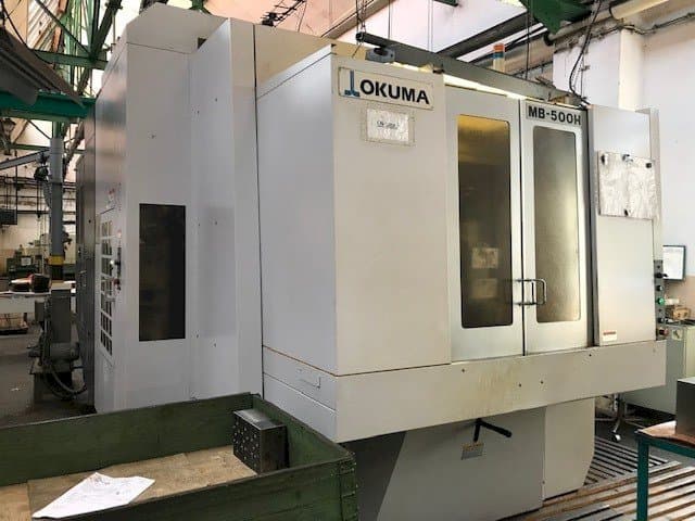 Mašīnas Okuma MB-500H pretskats
