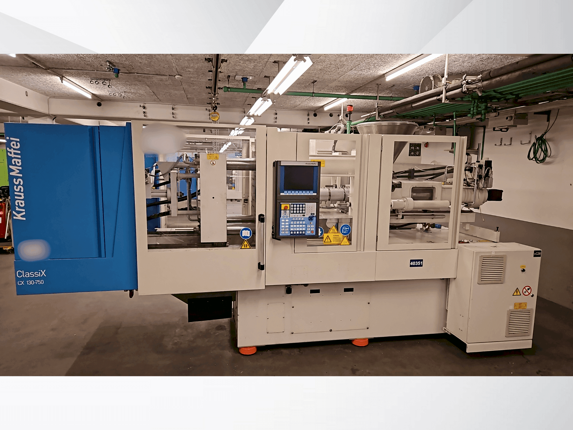 Mašīnas Krauss Maffei 130-750 CX  pretskats