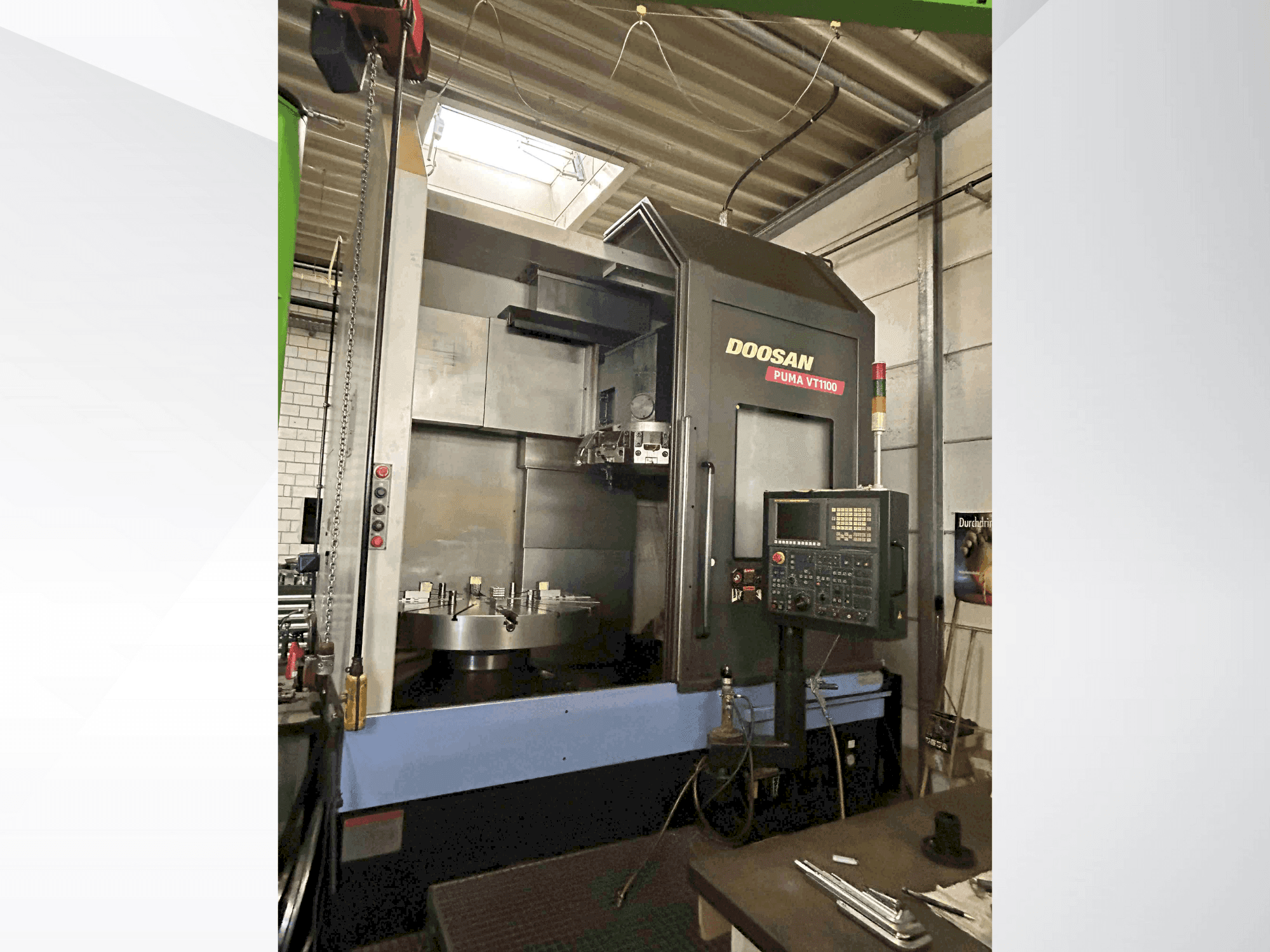 Mašīnas DOOSAN Puma VT1100 pretskats