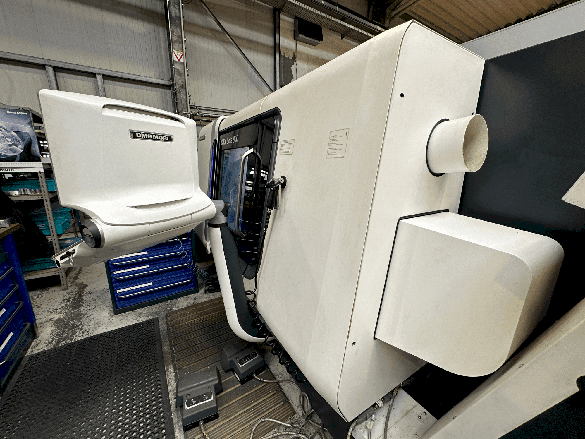 Mašīnas DMG MORI CTX beta 800 pretskats