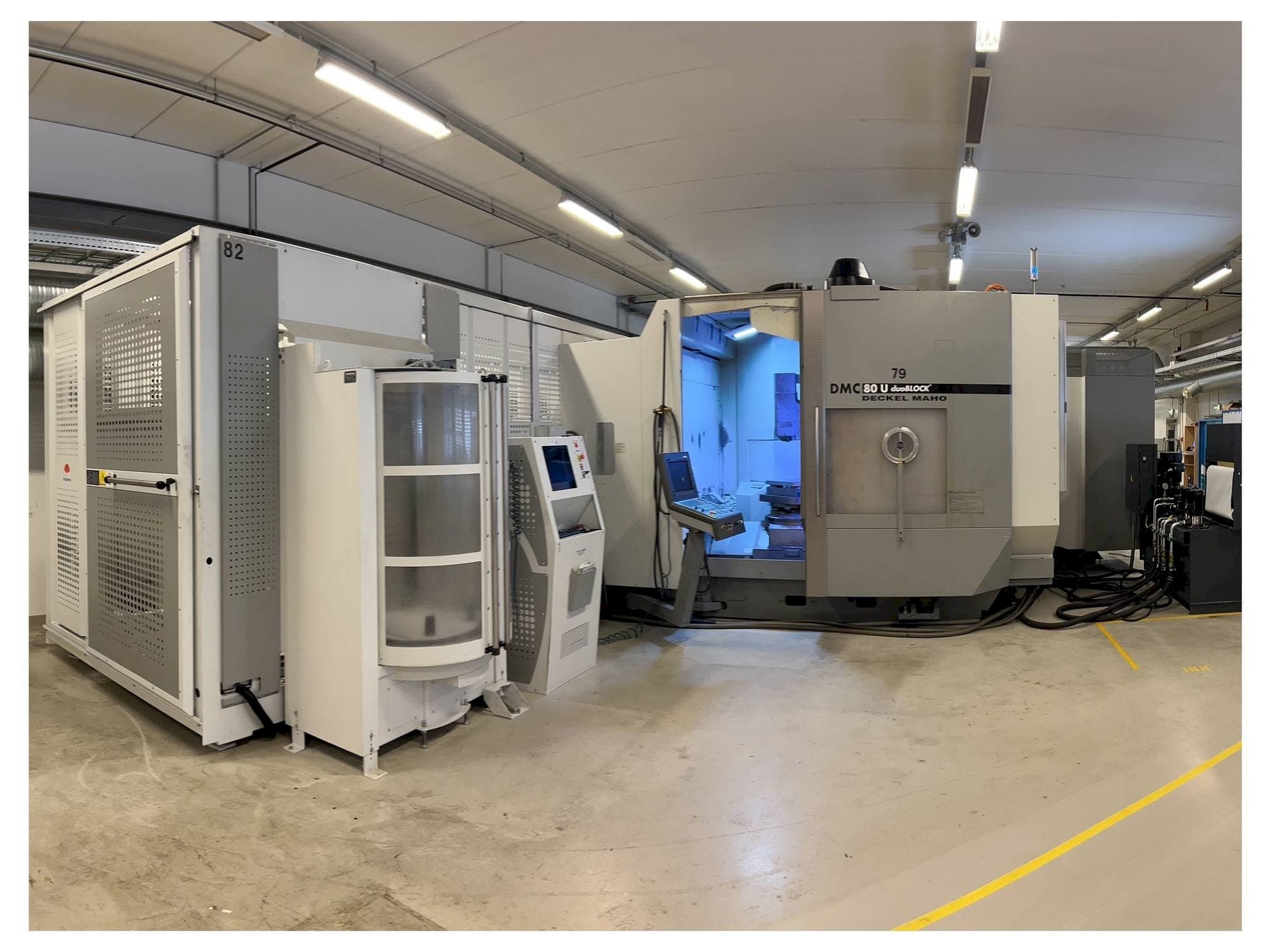 Mašīnas DMG DMC 80 U duoBLOCK pretskats