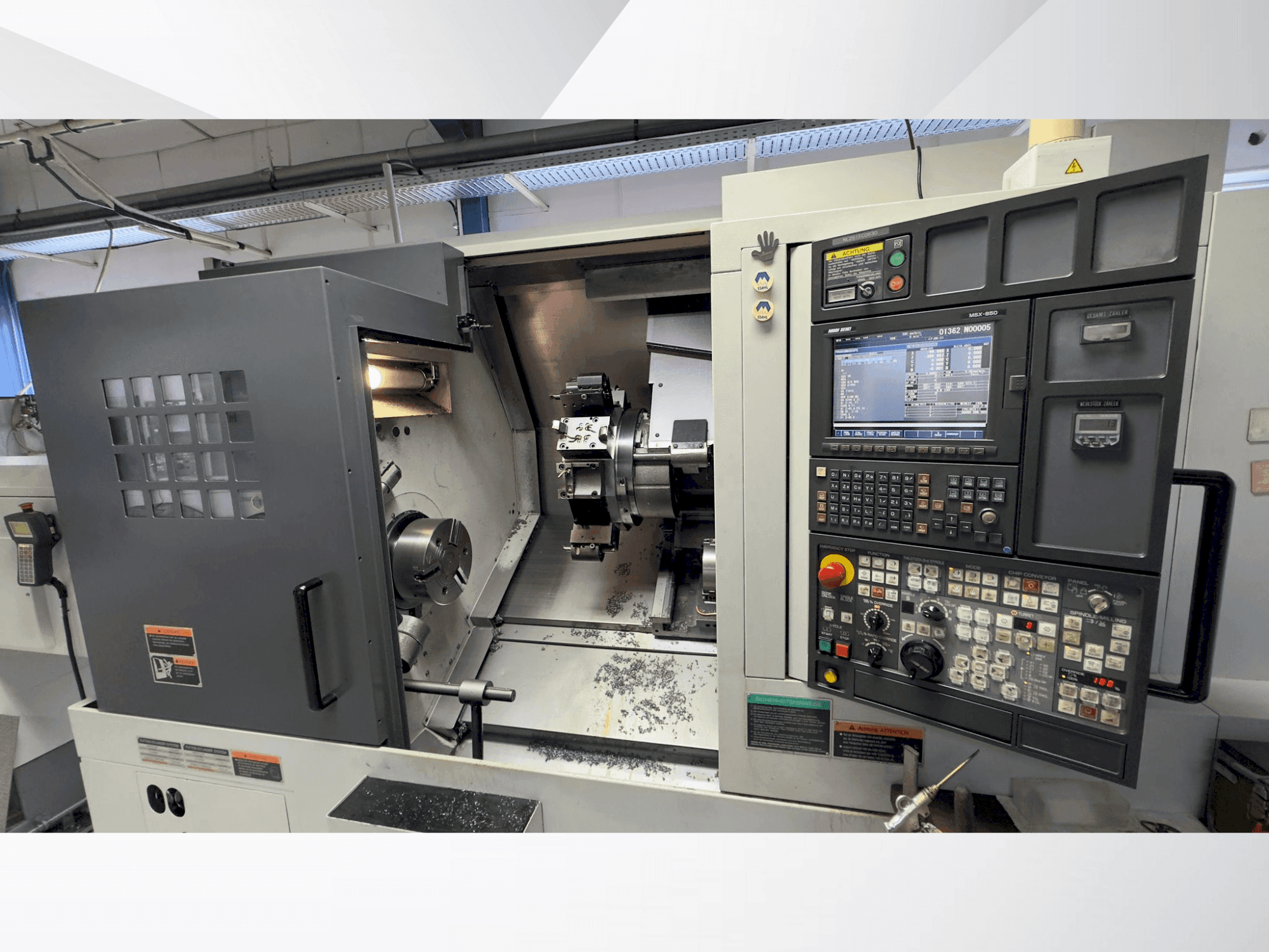 Mašīnas MORI SEIKI NL 2500 SY/700 pretskats