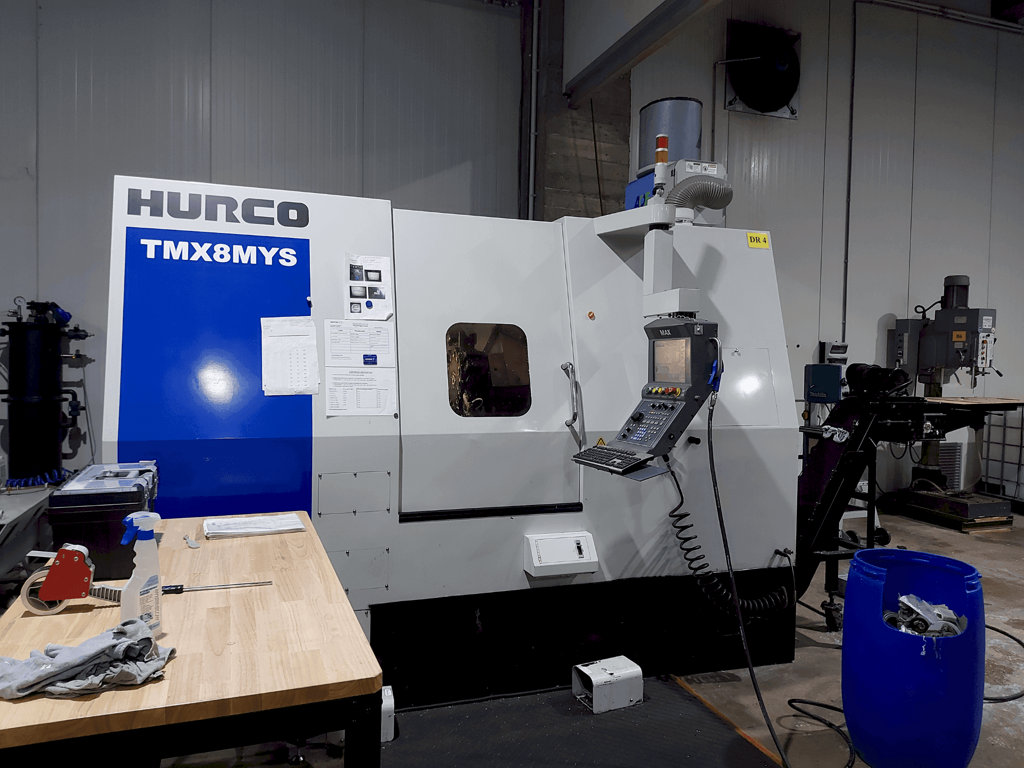 Mašīnas Hurco TMX 8MYS pretskats