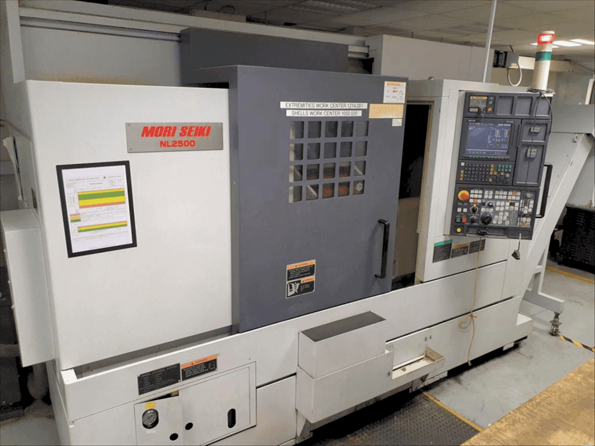 Mašīnas MORI SEIKI NL2500Y pretskats