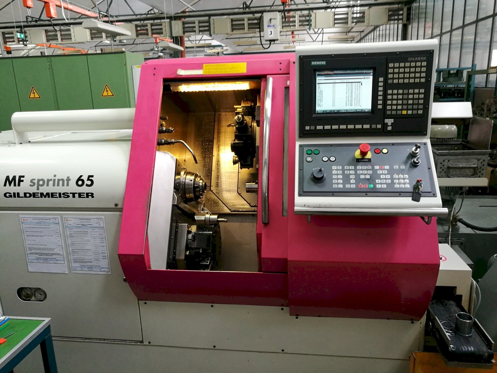Mašīnas Gildemeister MF Sprint 65  pretskats