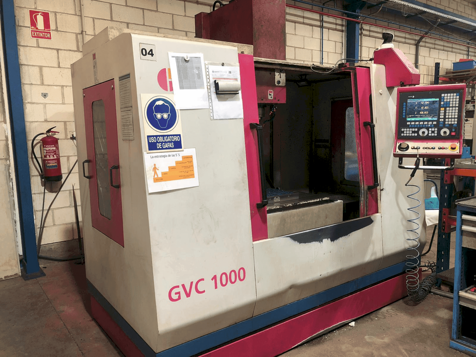 Mašīnas LAGUN KONDIA GVC 1000  pretskats