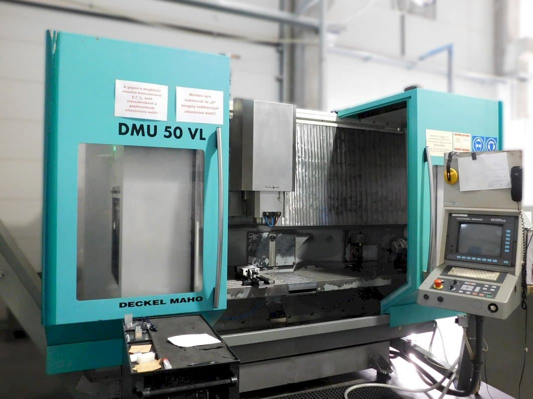 Mašīnas DMG DMU 50 VL  pretskats