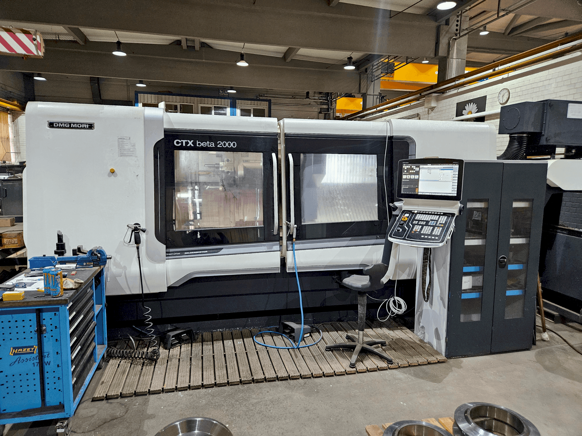 Mašīnas DMG MORI CTX beta 2000 pretskats