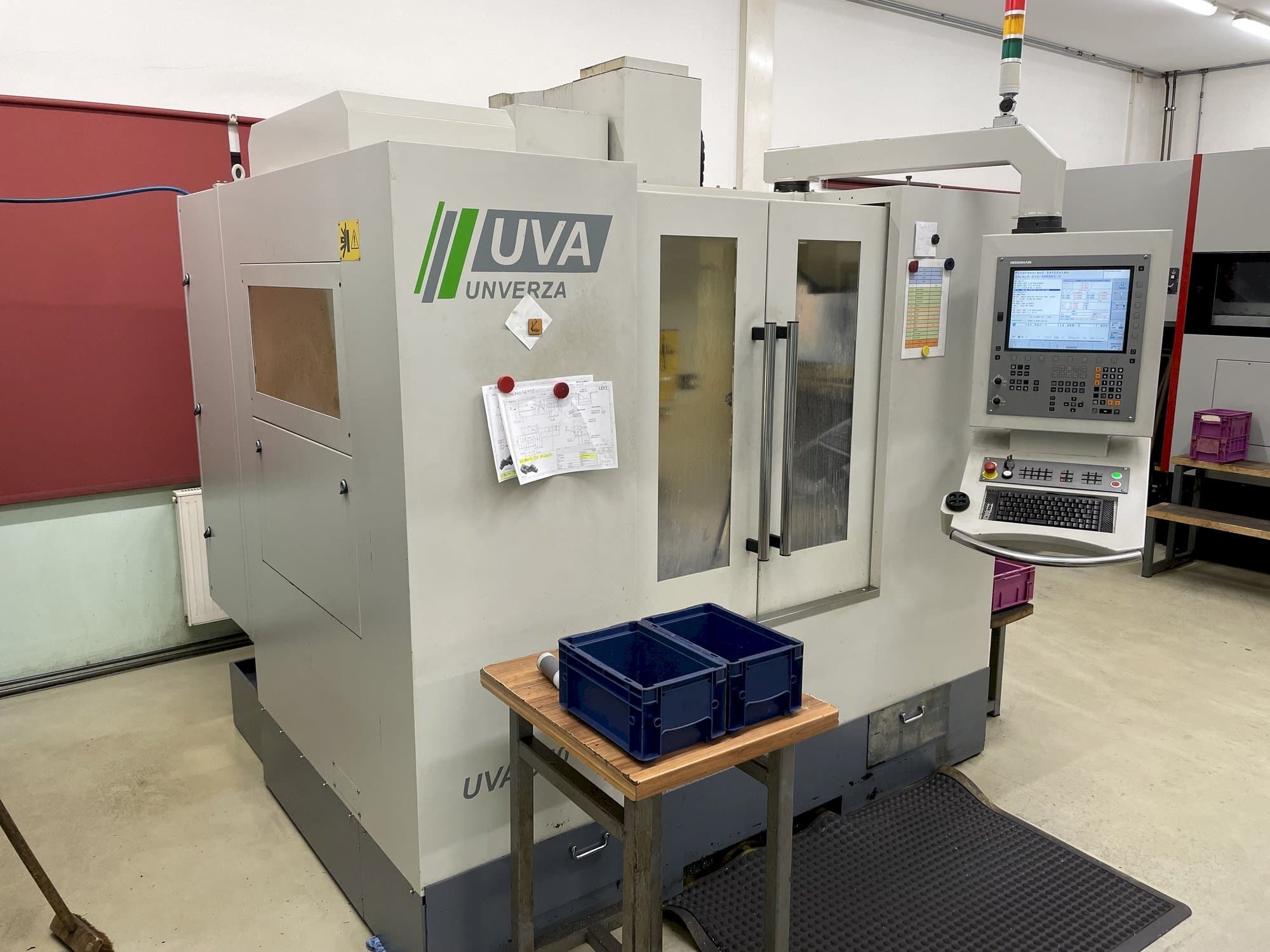 Mašīnas HOMMEL UNVERZAGT UVA 550 Plus pretskats