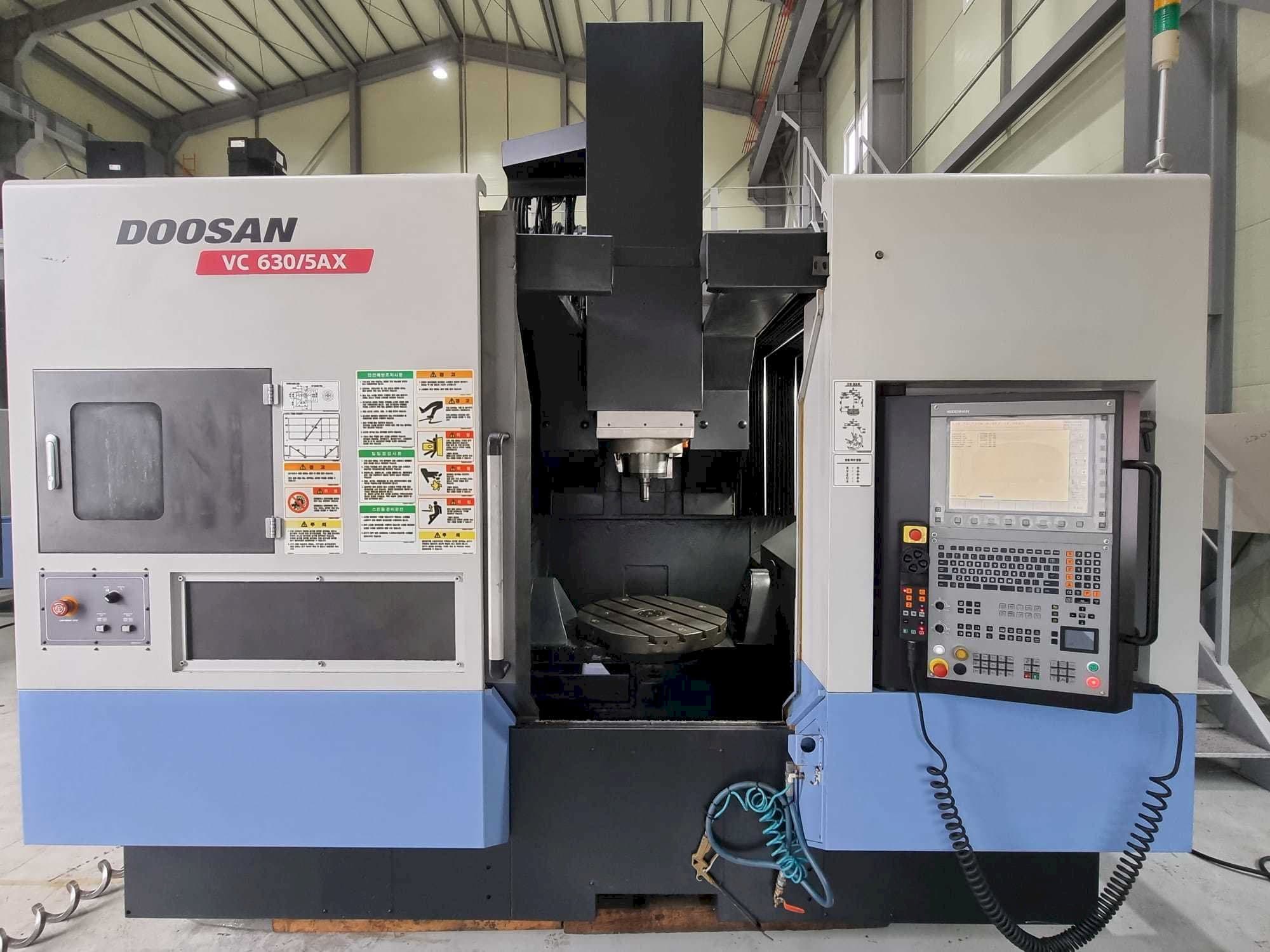 Mašīnas Doosan VC630/5AX pretskats