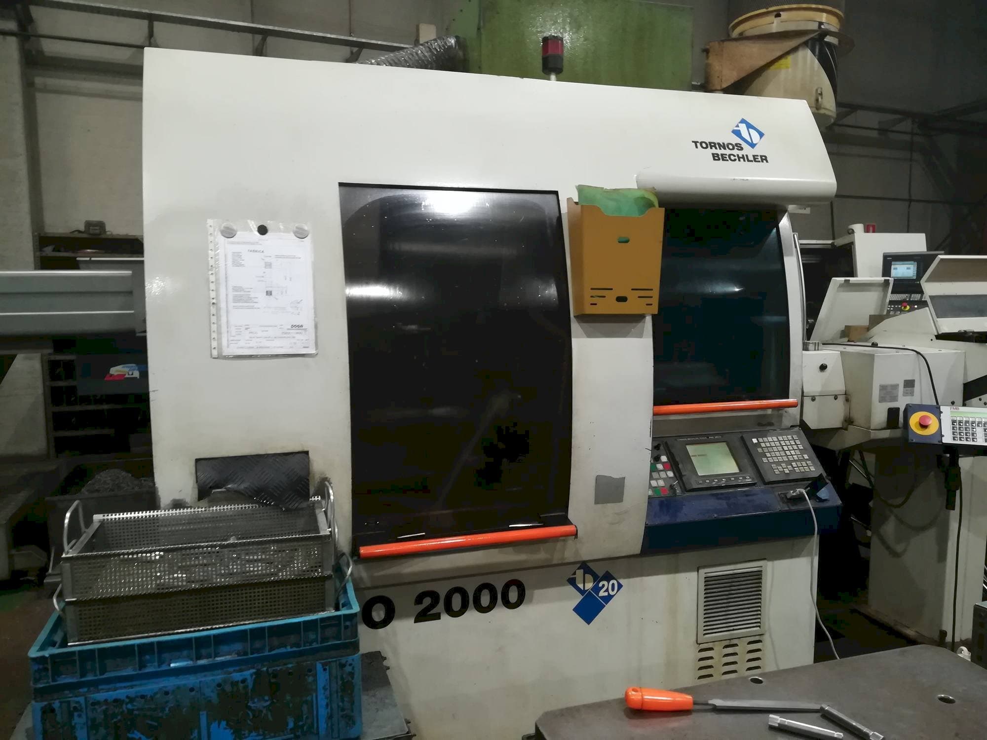 Mašīnas Tornos-Bechler Deco 20 pretskats