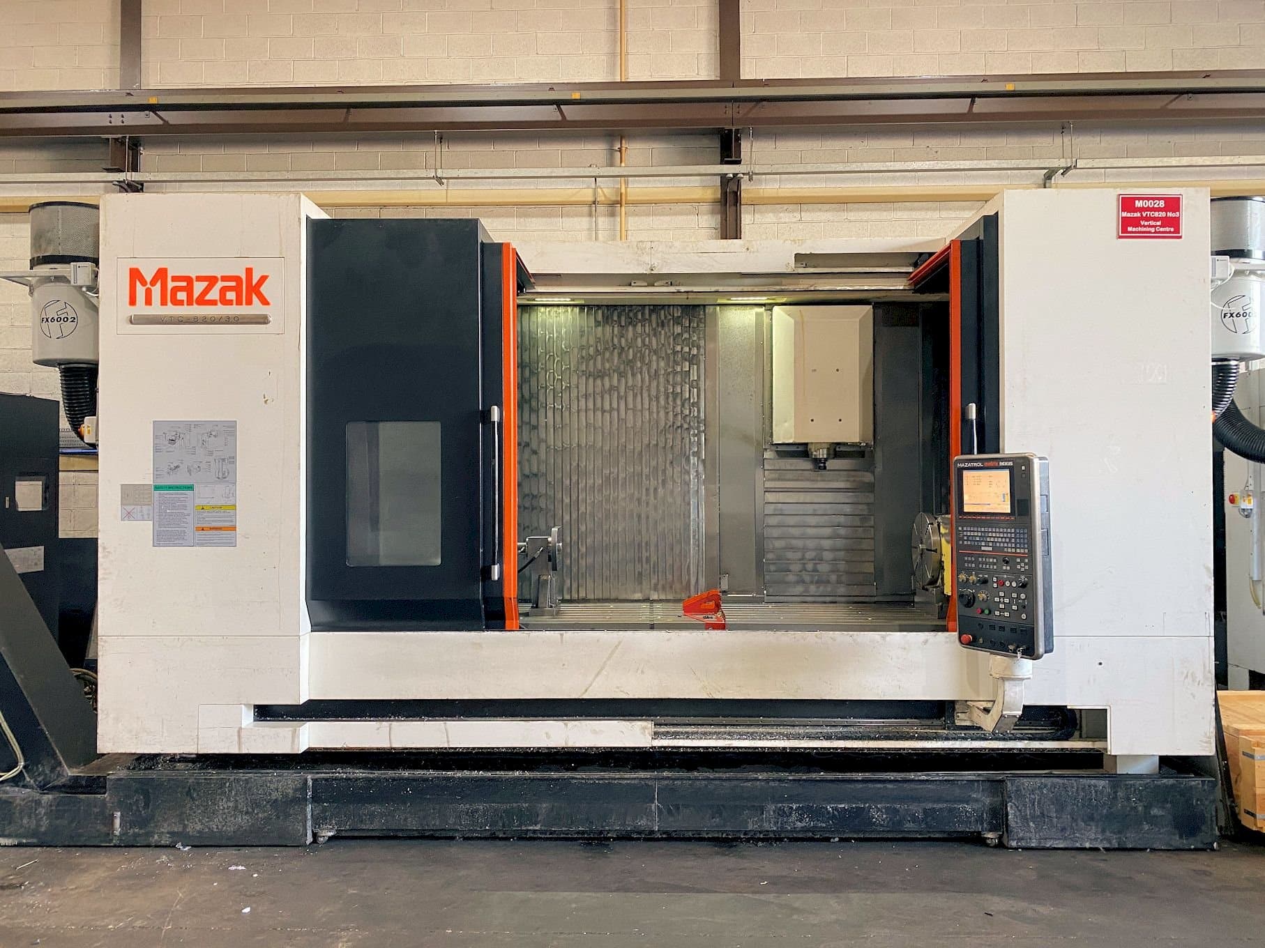 Mašīnas Mazak VTC-820/30 pretskats