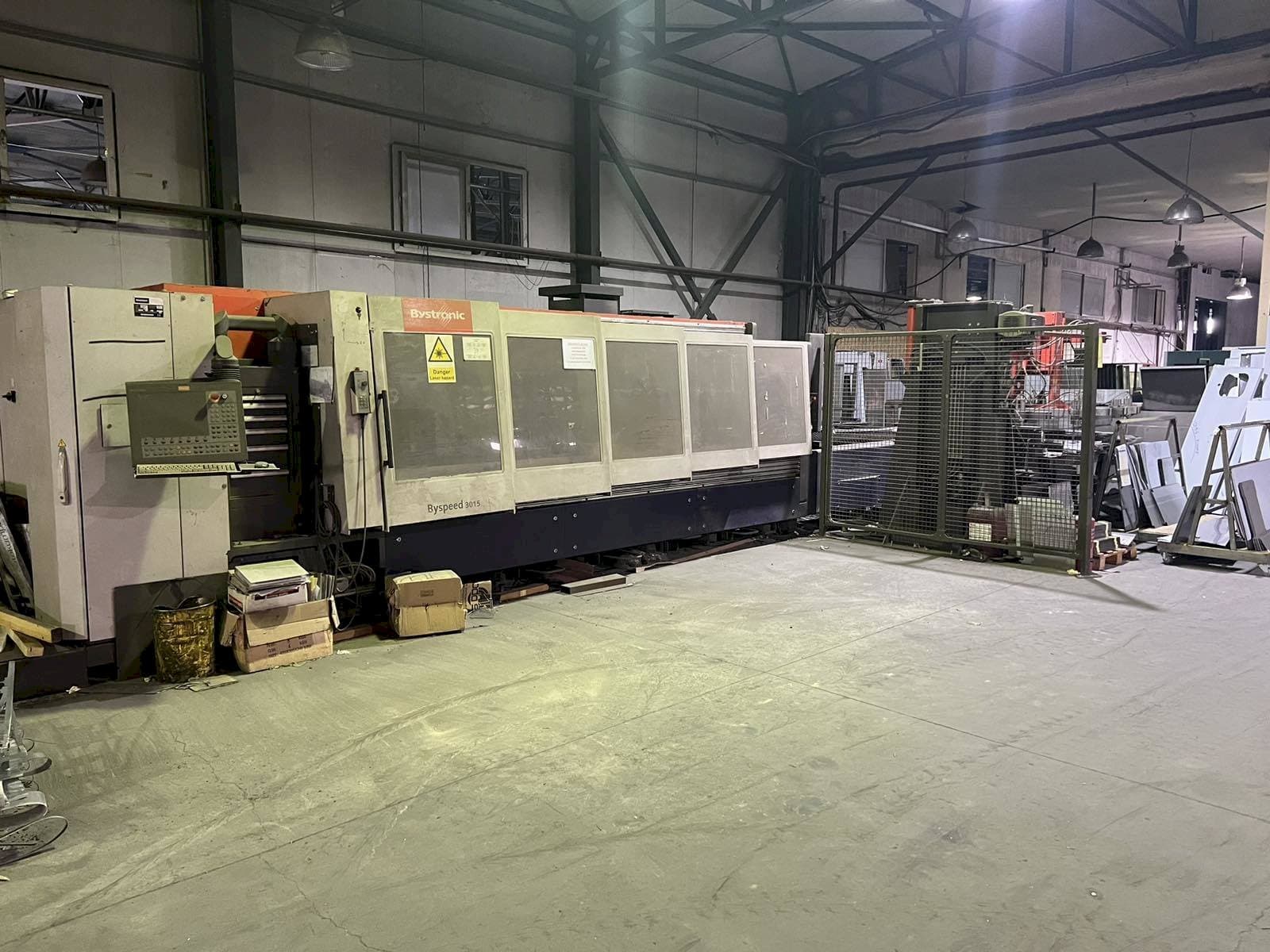 Mašīnas Bystronic Byspeed 3015 pretskats