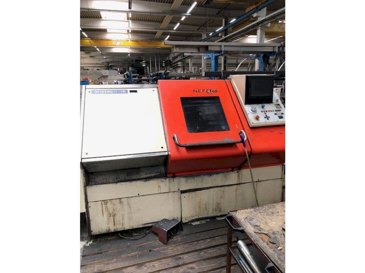 Mašīnas Gildemeister NEF CT 40 pretskats
