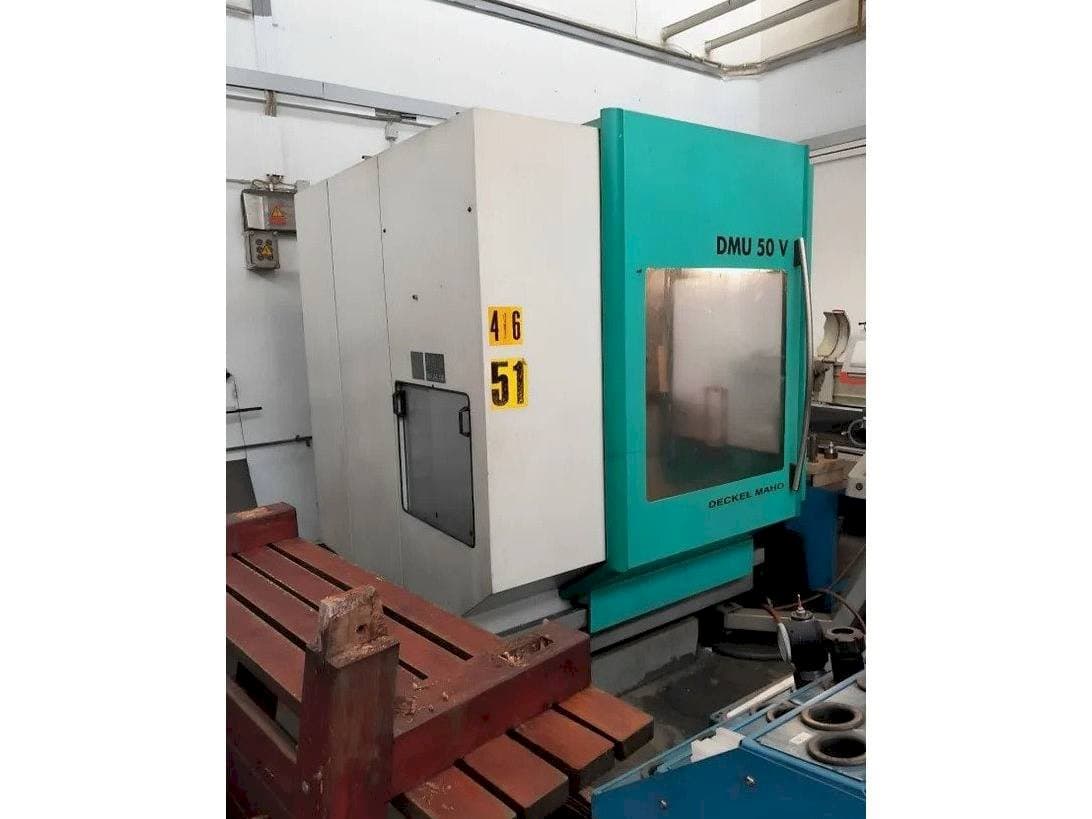 Mašīnas DECKEL MAHO DMU 50 V kreisās malas skats