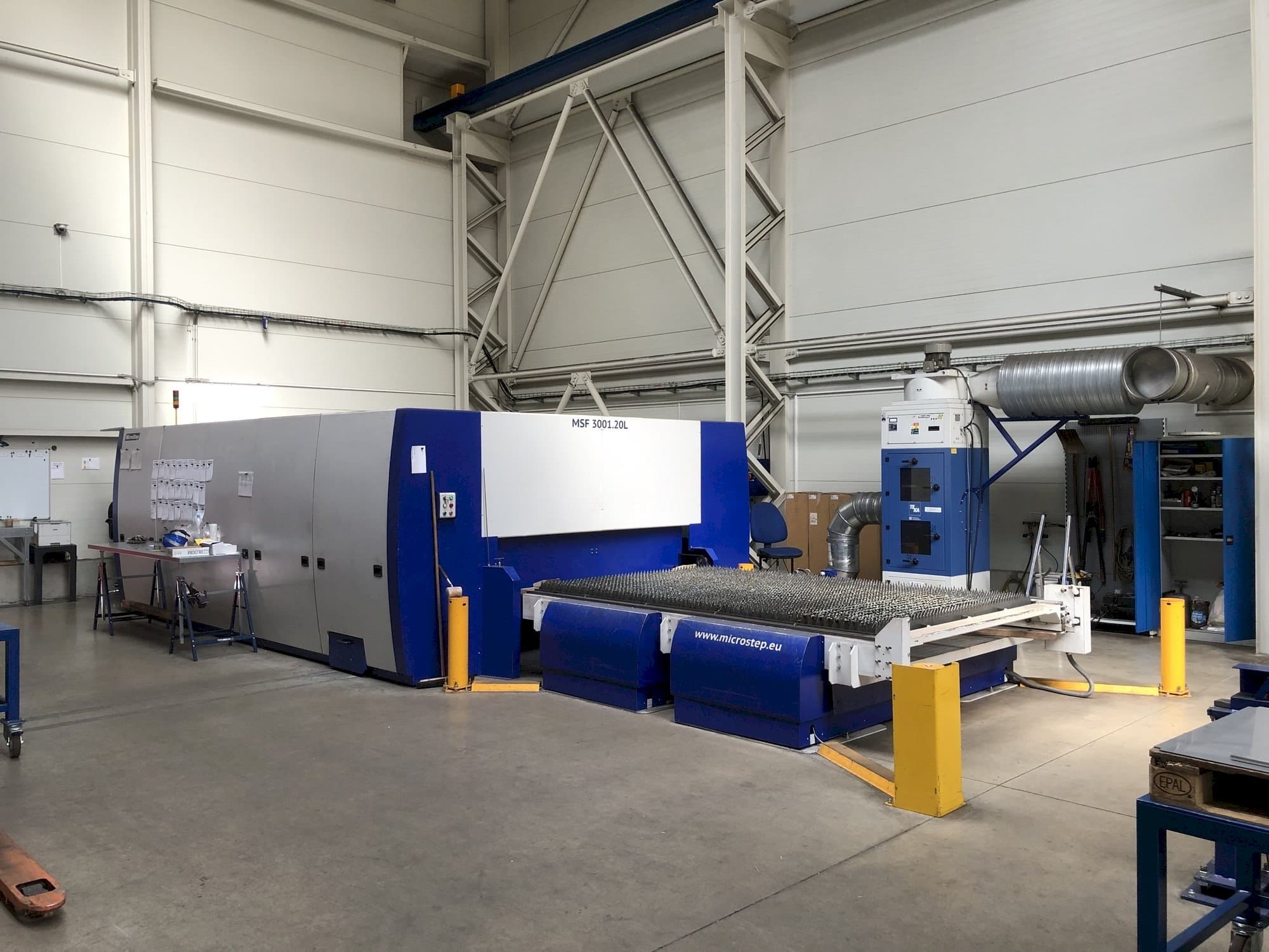 Mašīnas MicroStep MSF 3001.20L kreisās malas  skats