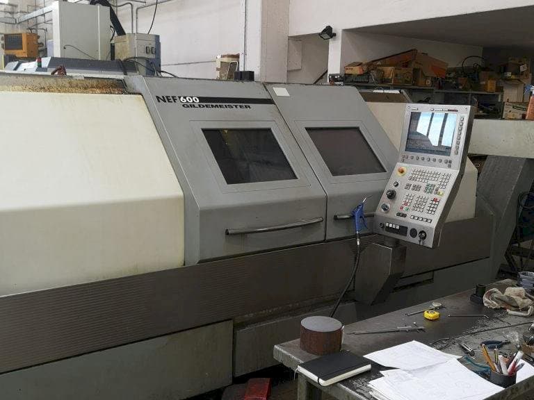 Mašīnas Gildemeister NEF 600 pretskats