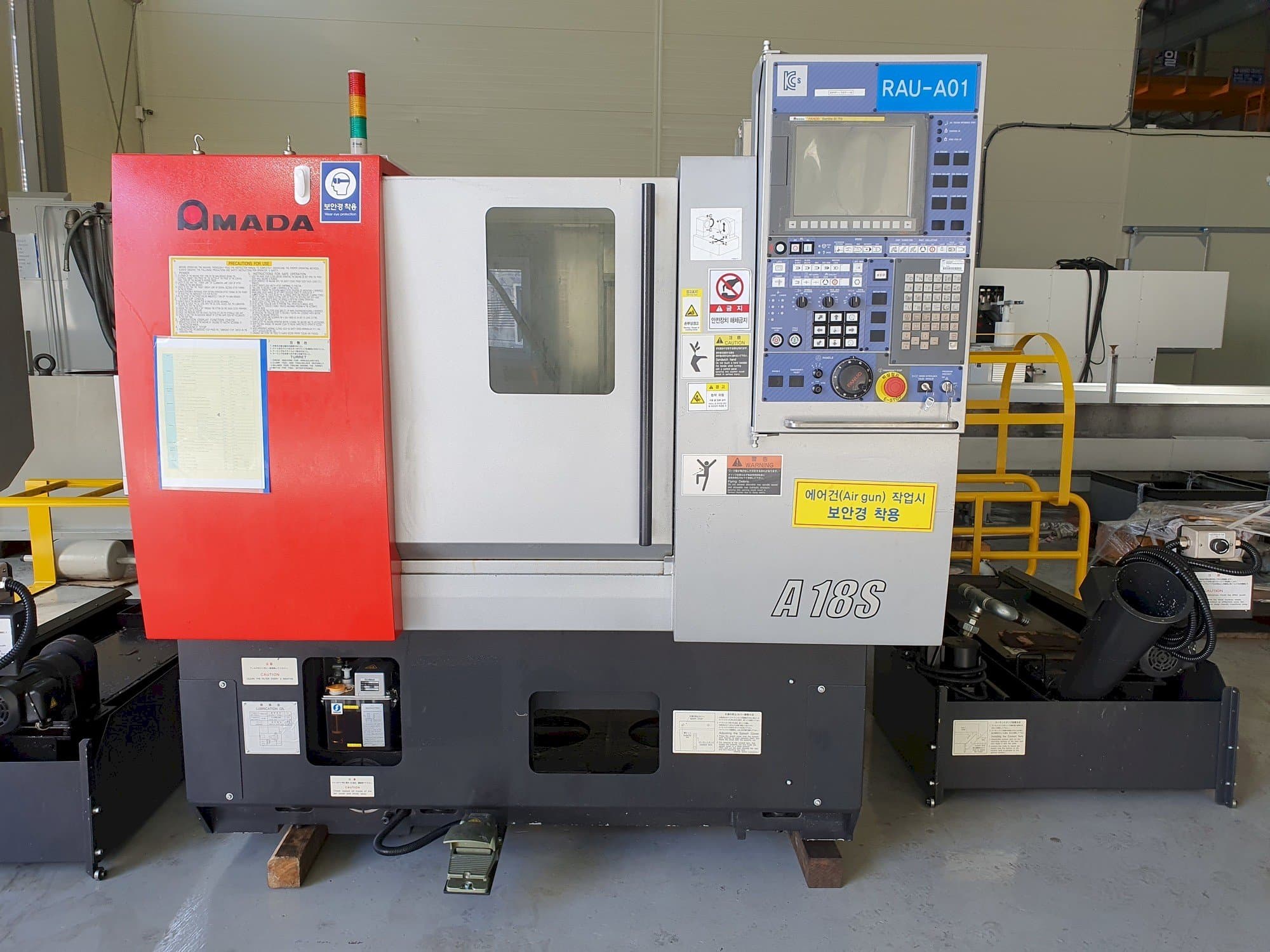 Mašīnas AMADA A-18S pretskats