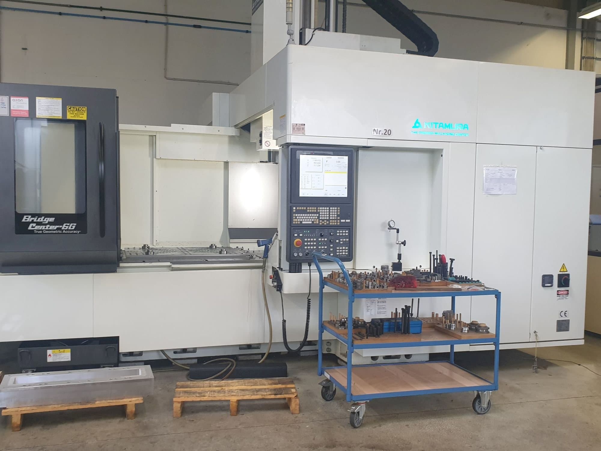 Mašīnas Kitamura Bridge Center 6G pretskats