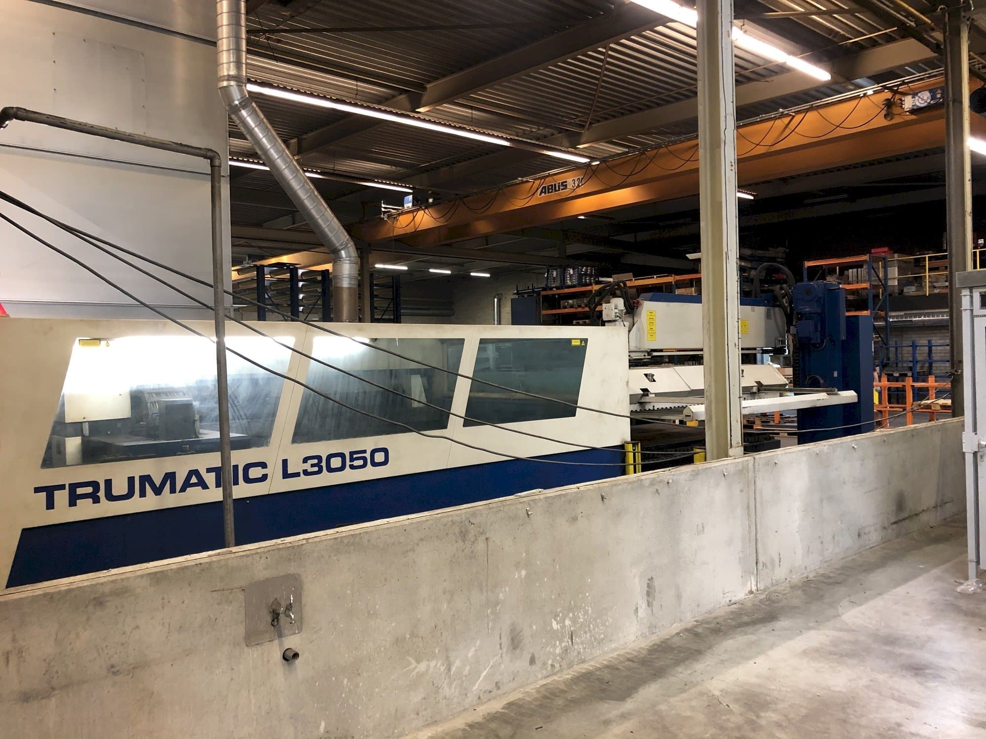Mašīnas Trumpf Trumatic 3050 pretskats