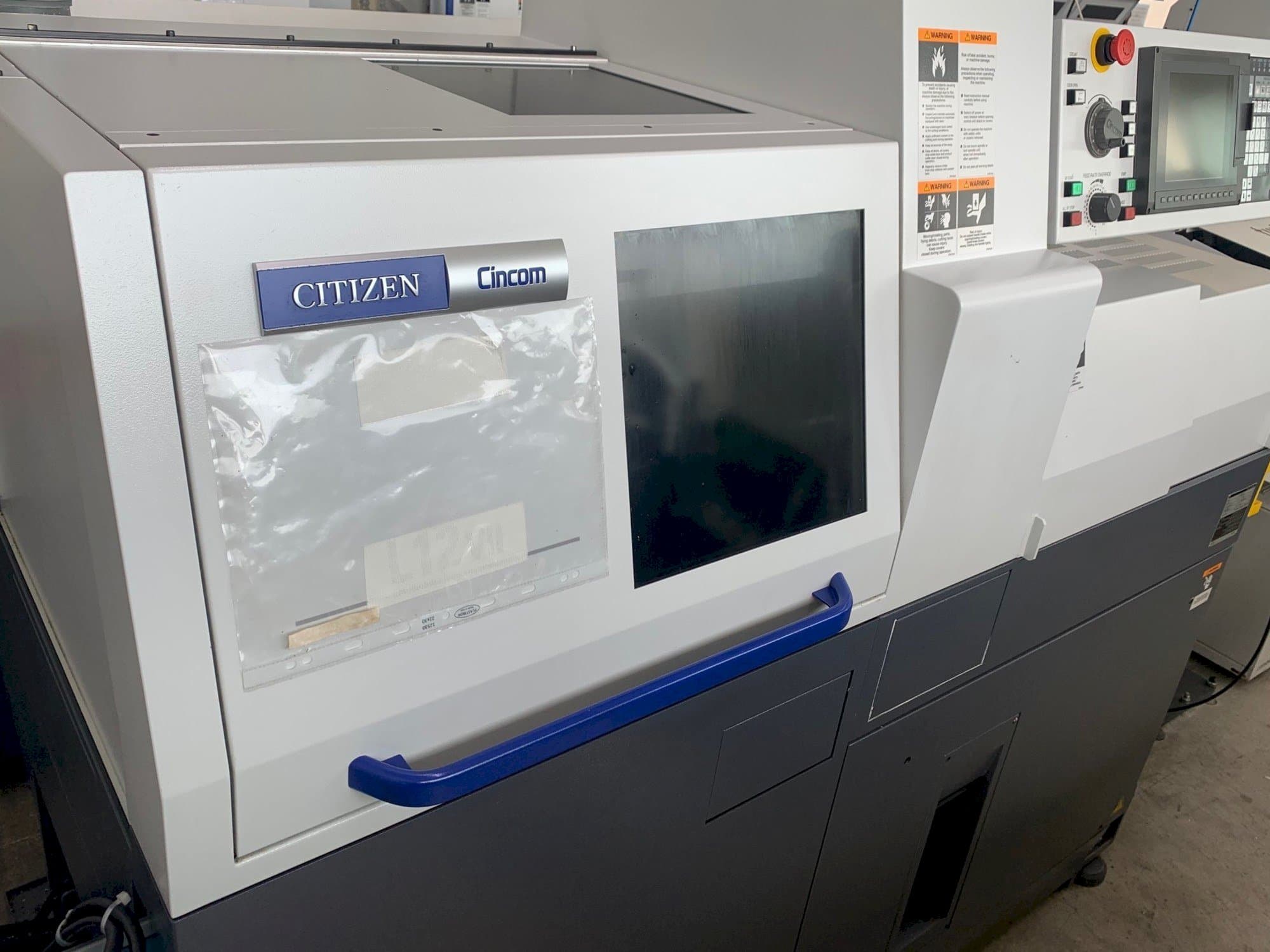 Mašīnas Citizen Cincom L12 pretskats