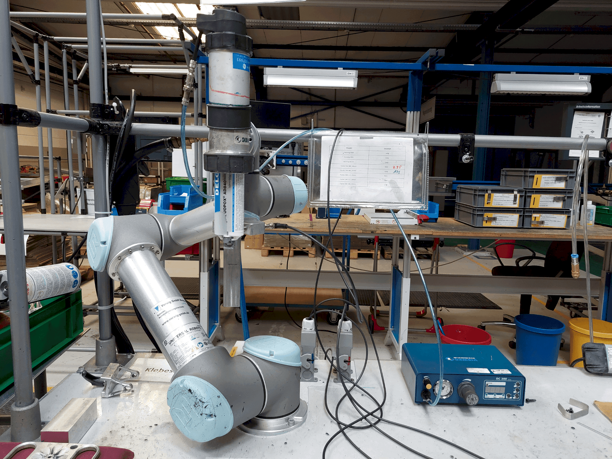 Mašīnas Universal Robots UR5  pretskats