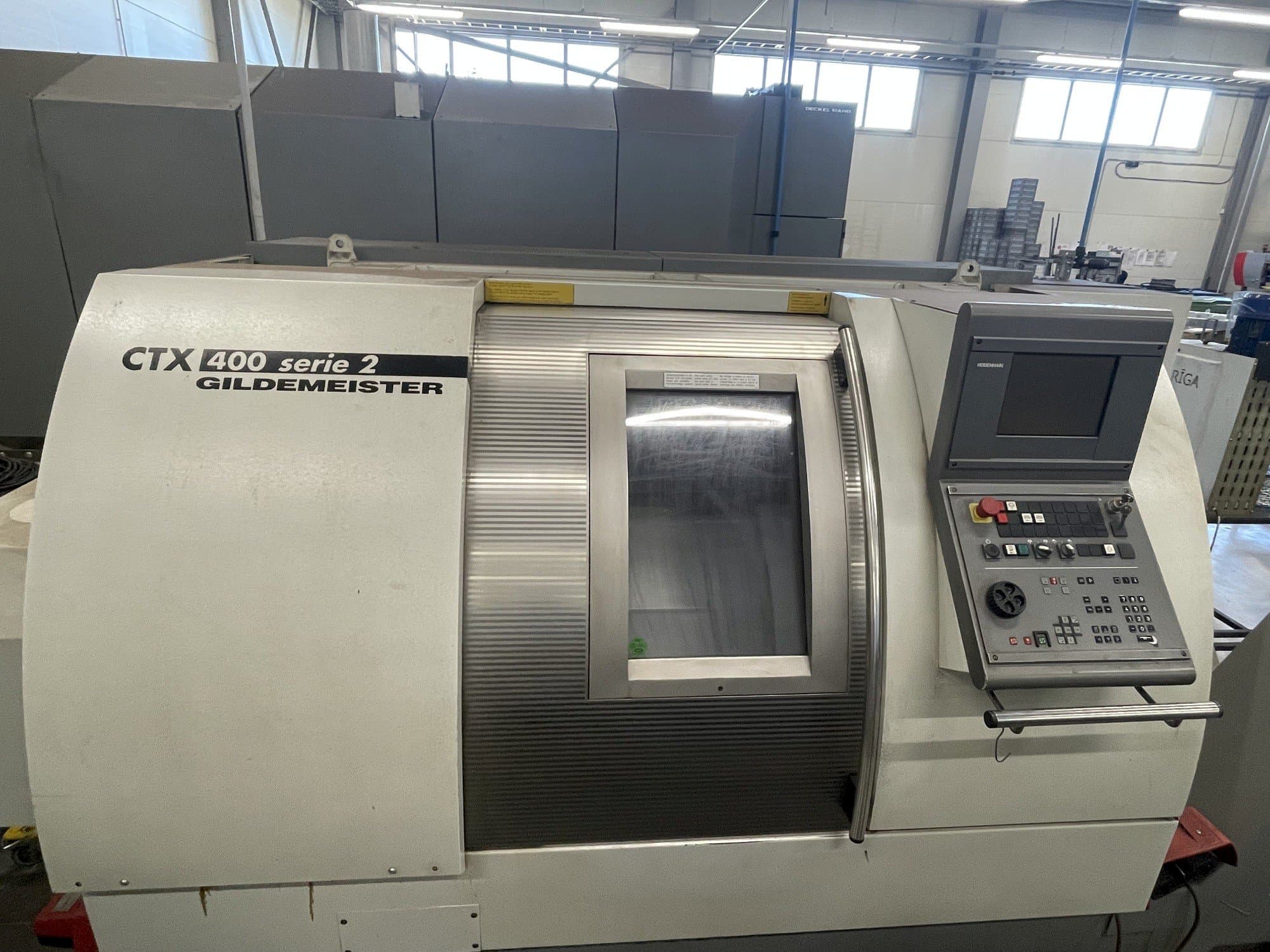 Mašīnas Gildemeister CTX 400 S2 pretskats
