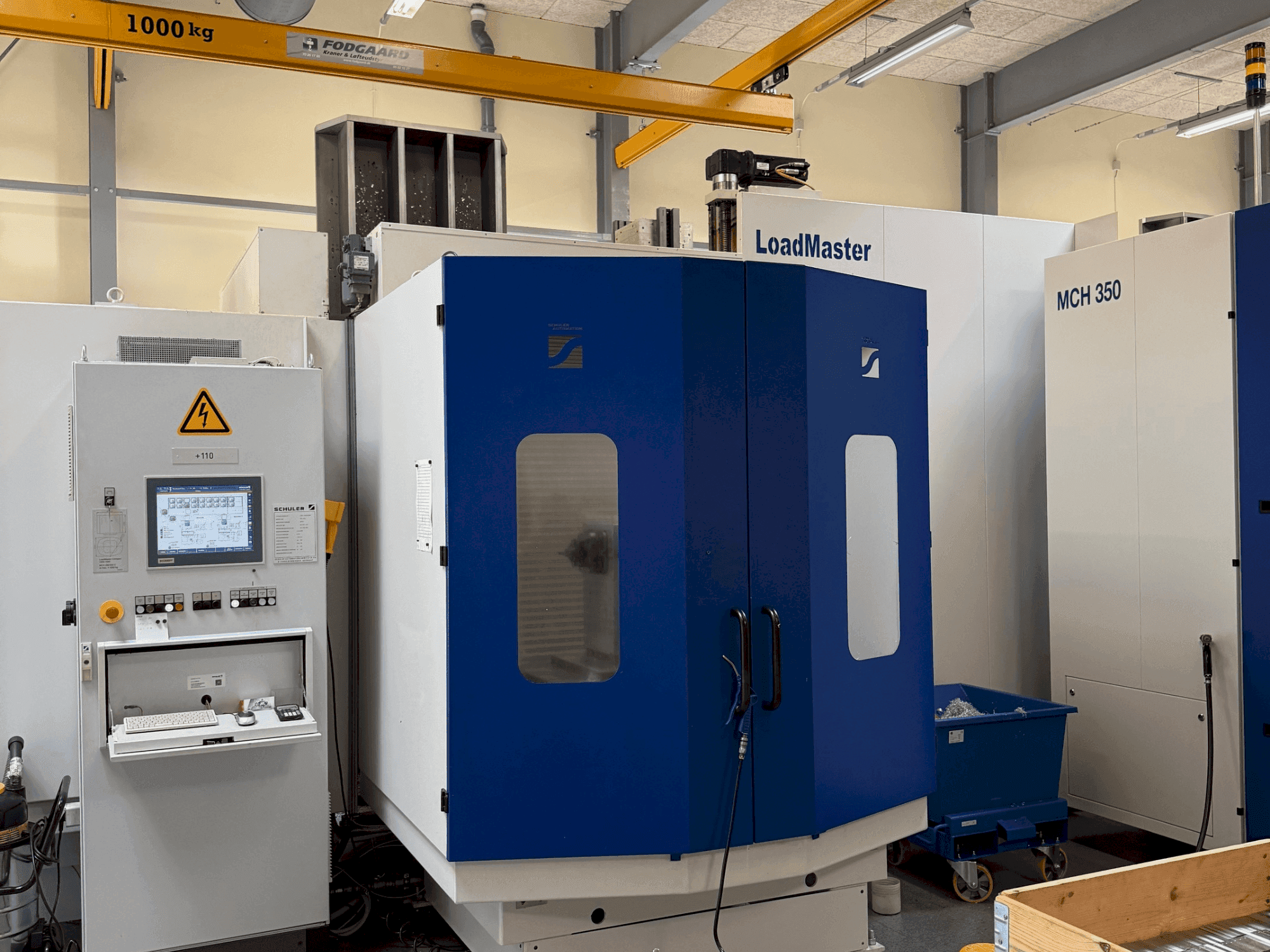 Mašīnas HELLER MCH 300 + MCH 300 C + 22 pallet system pretskats