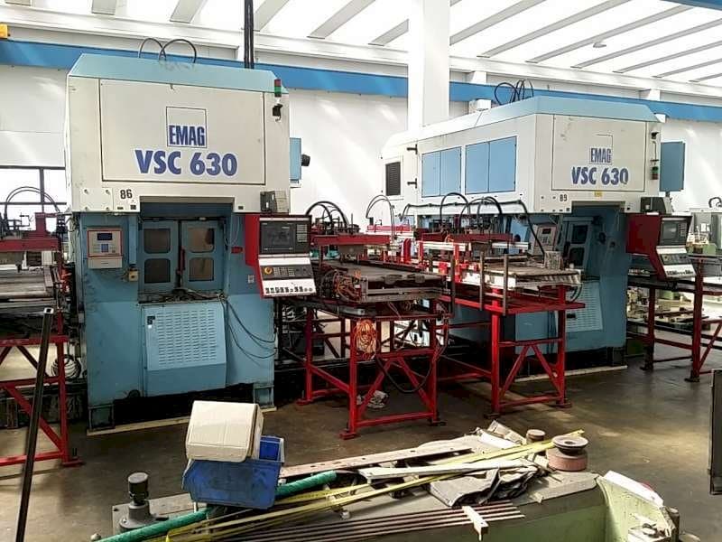 Mašīnas EMAG VSC 630 kreisās malas skats