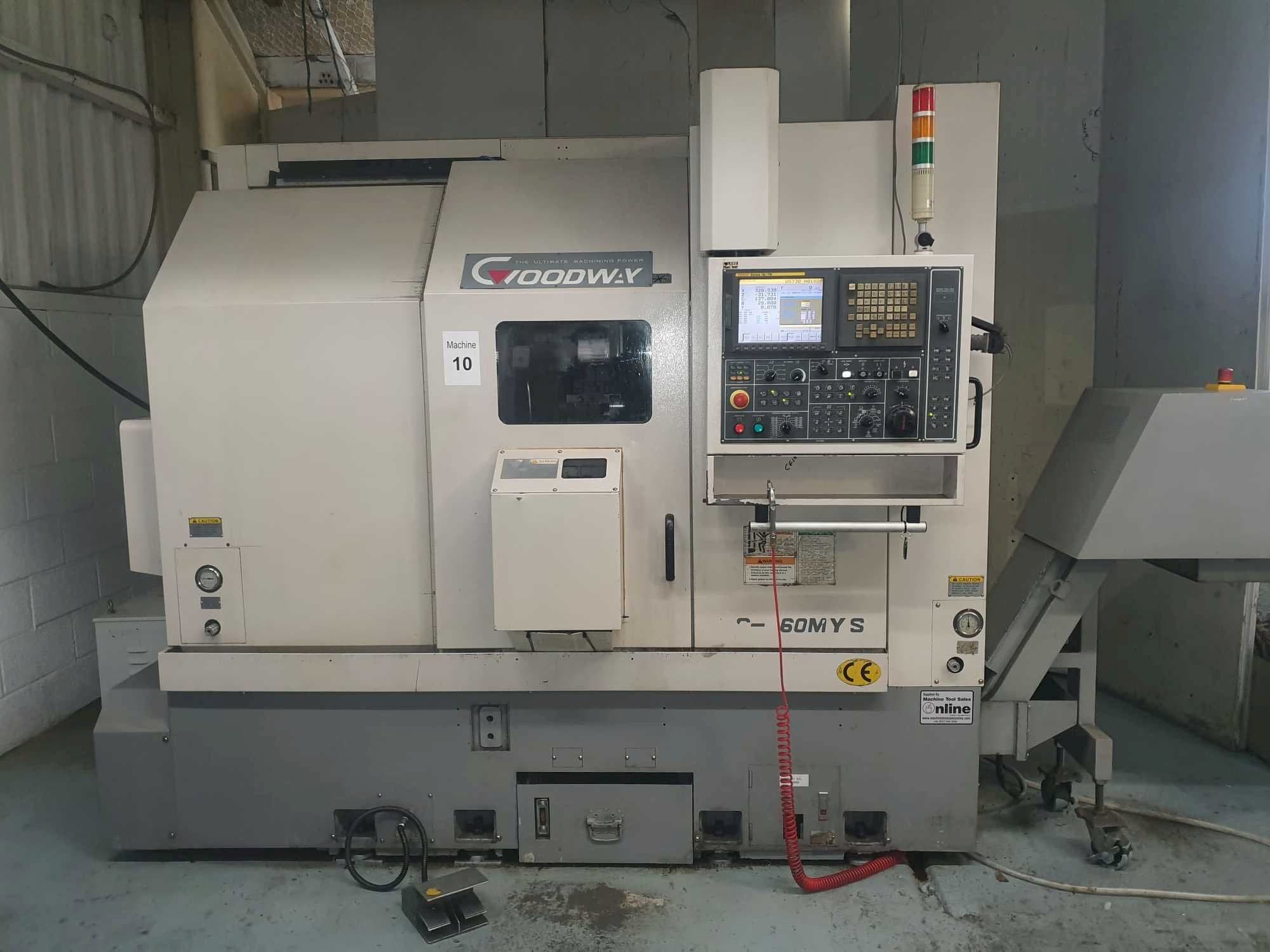 Mašīnas Goodway GS-260MYS pretskats