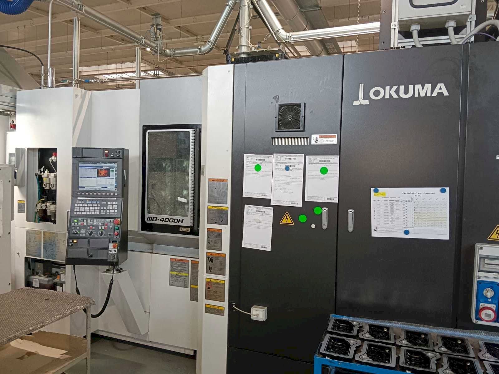 Mašīnas Okuma MB-4000H pretskats