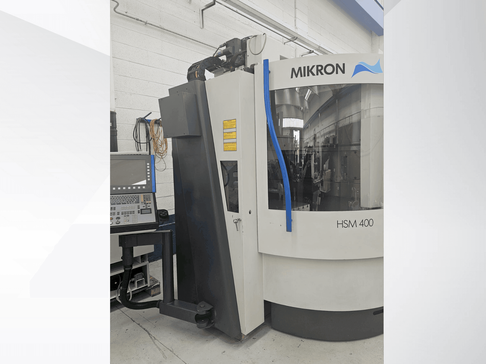 Mašīnas MIKRON HSM 400 pretskats