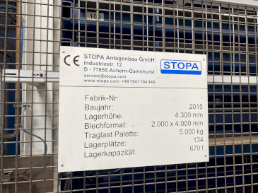 Mašīnas TRUMPF STOPA LiftMasterCompact pretskats