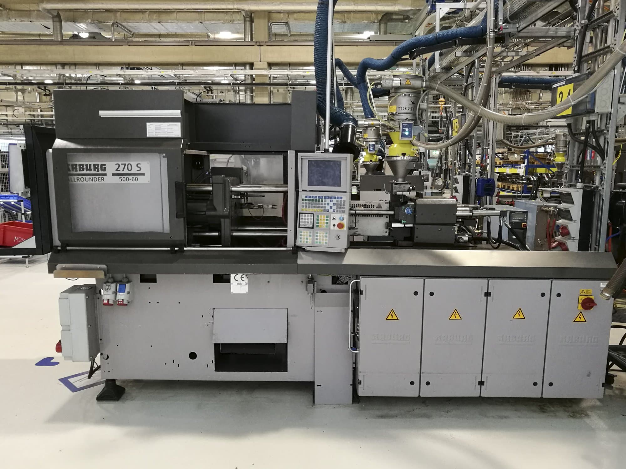 Mašīnas Arburg 270S 500-60 pretskats