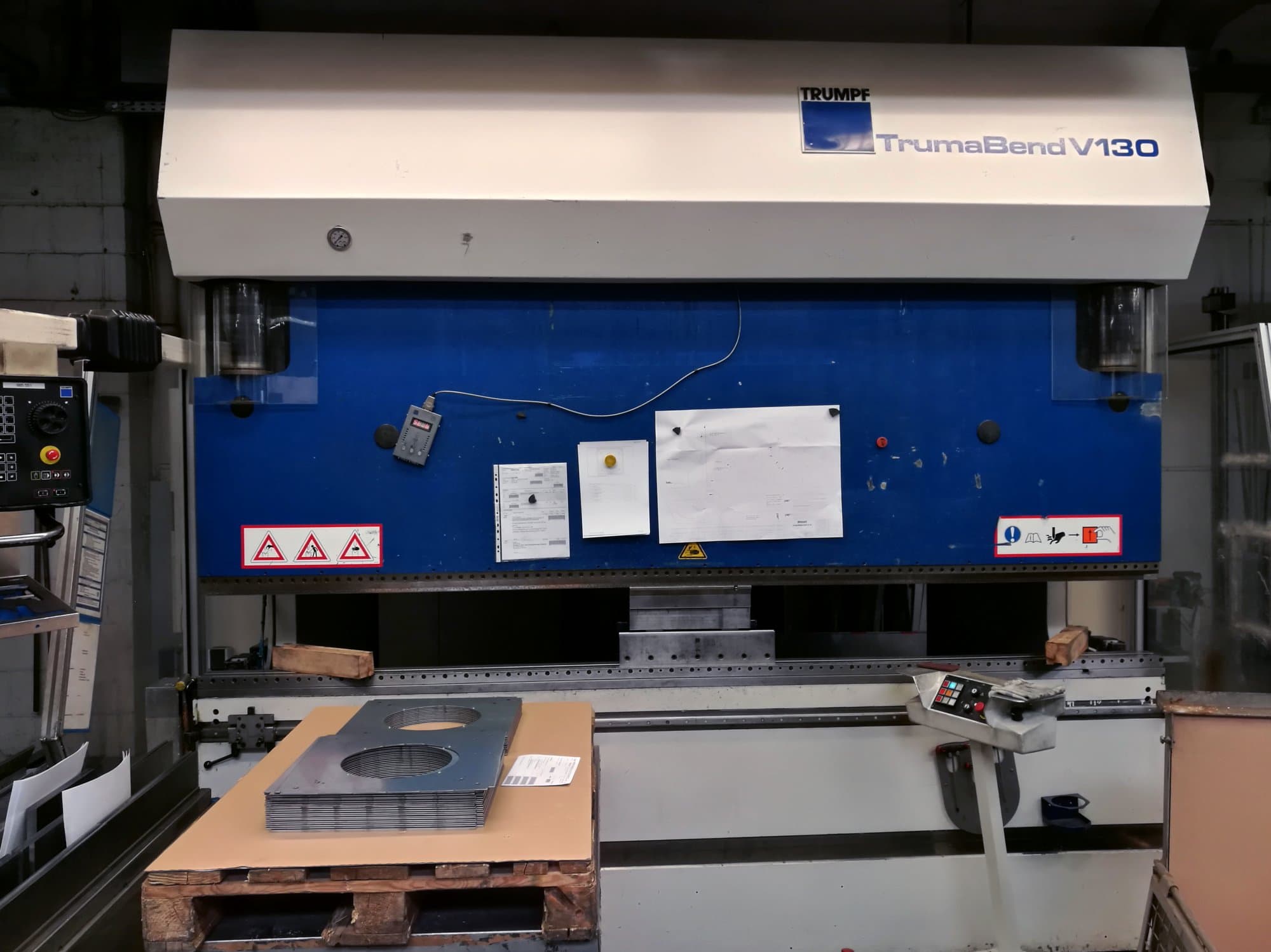 Mašīnas Trumpf TrumaBend V130 pretskats