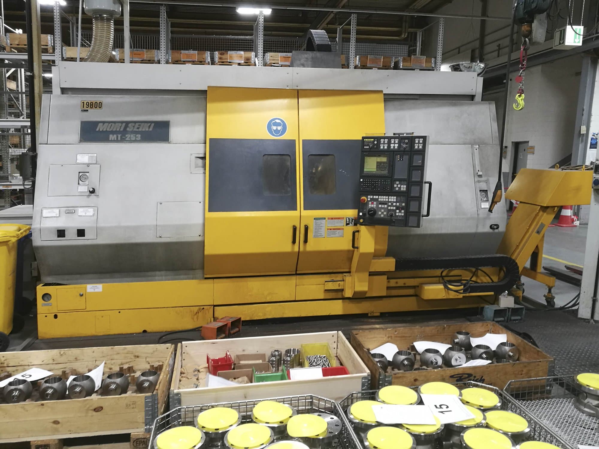 Mašīnas MORI SEIKI MT-253/1000 pretskats